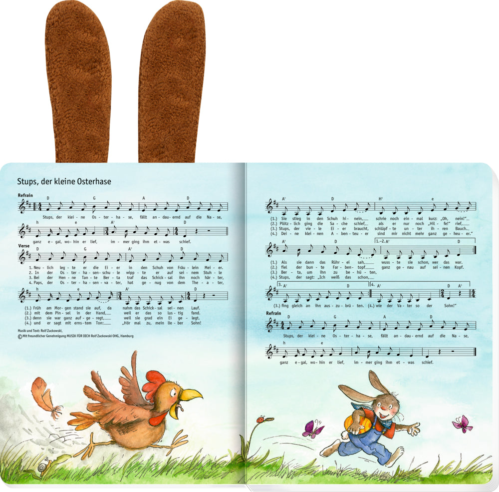 Spiegelburg - Stups, der kleine Osterhase (Buch mit Plüschohren)