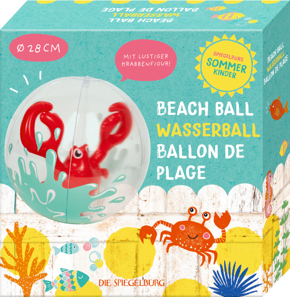 Spiegelburg - Sommerkinder Wasserball mit Krabbe