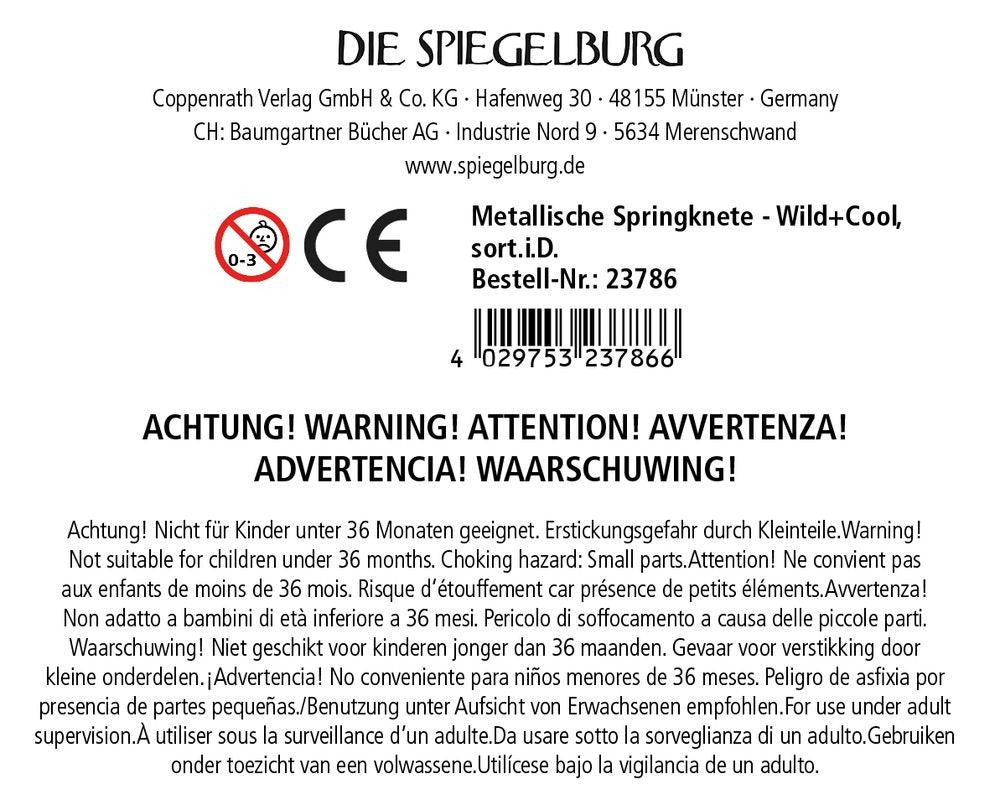 Spiegelburg - Wild+Cool Metallische Springknete