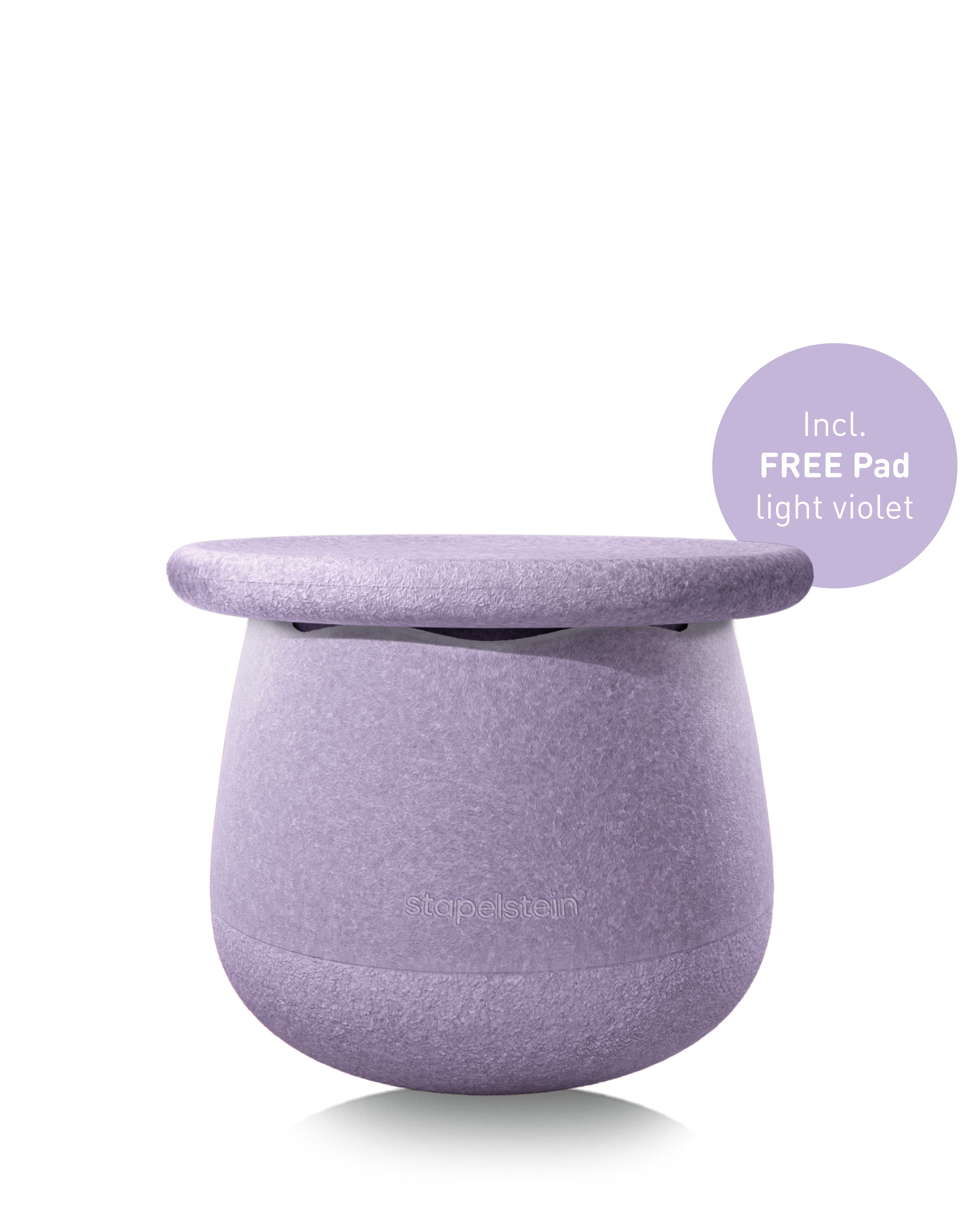 Stapelstein - Dynamic small pastell violett + gratis Pad – Ansicht 1 von 2