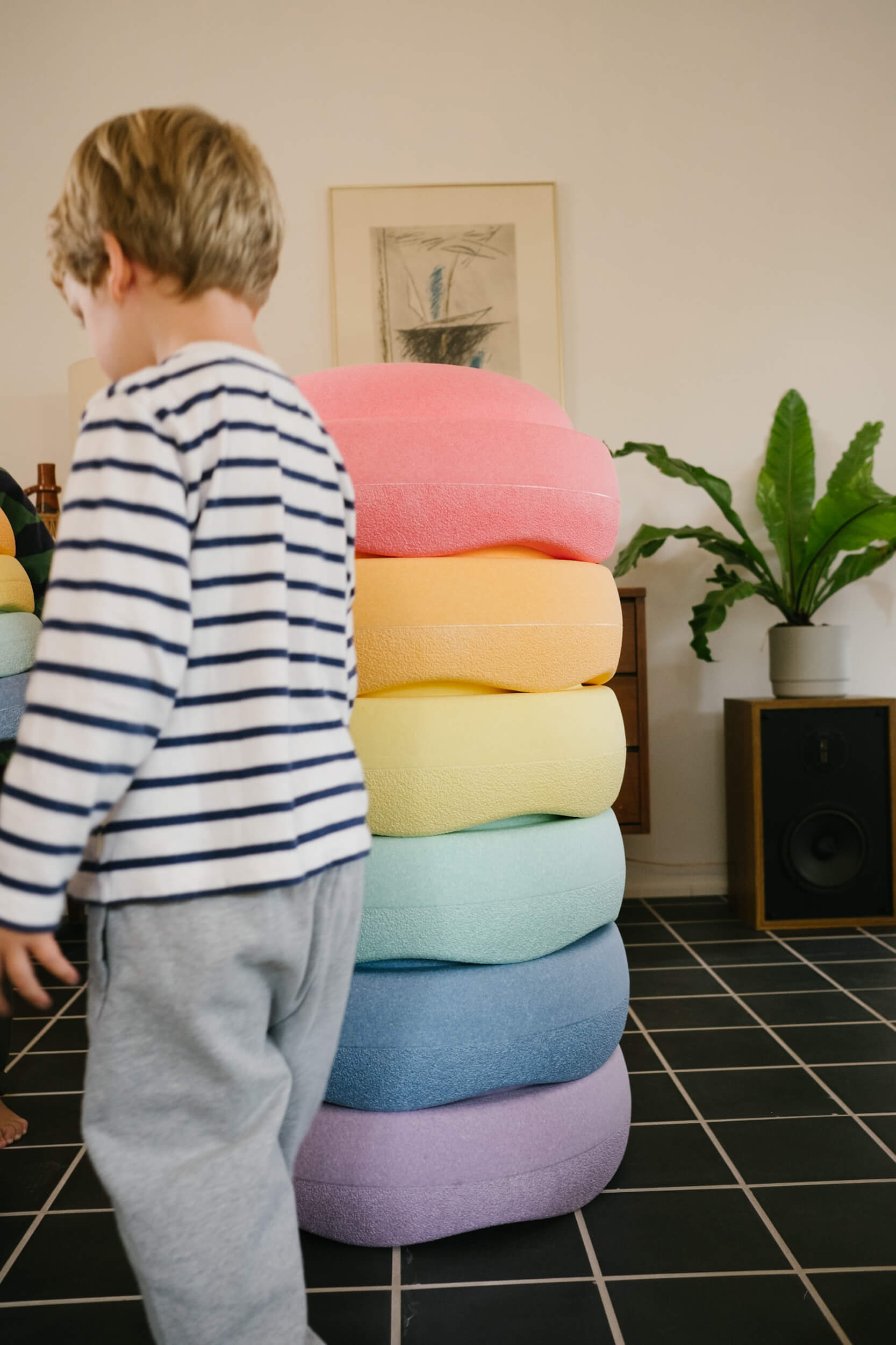 Stapelstein - Original Grow rainbow pastel – Ansicht 5 von 8