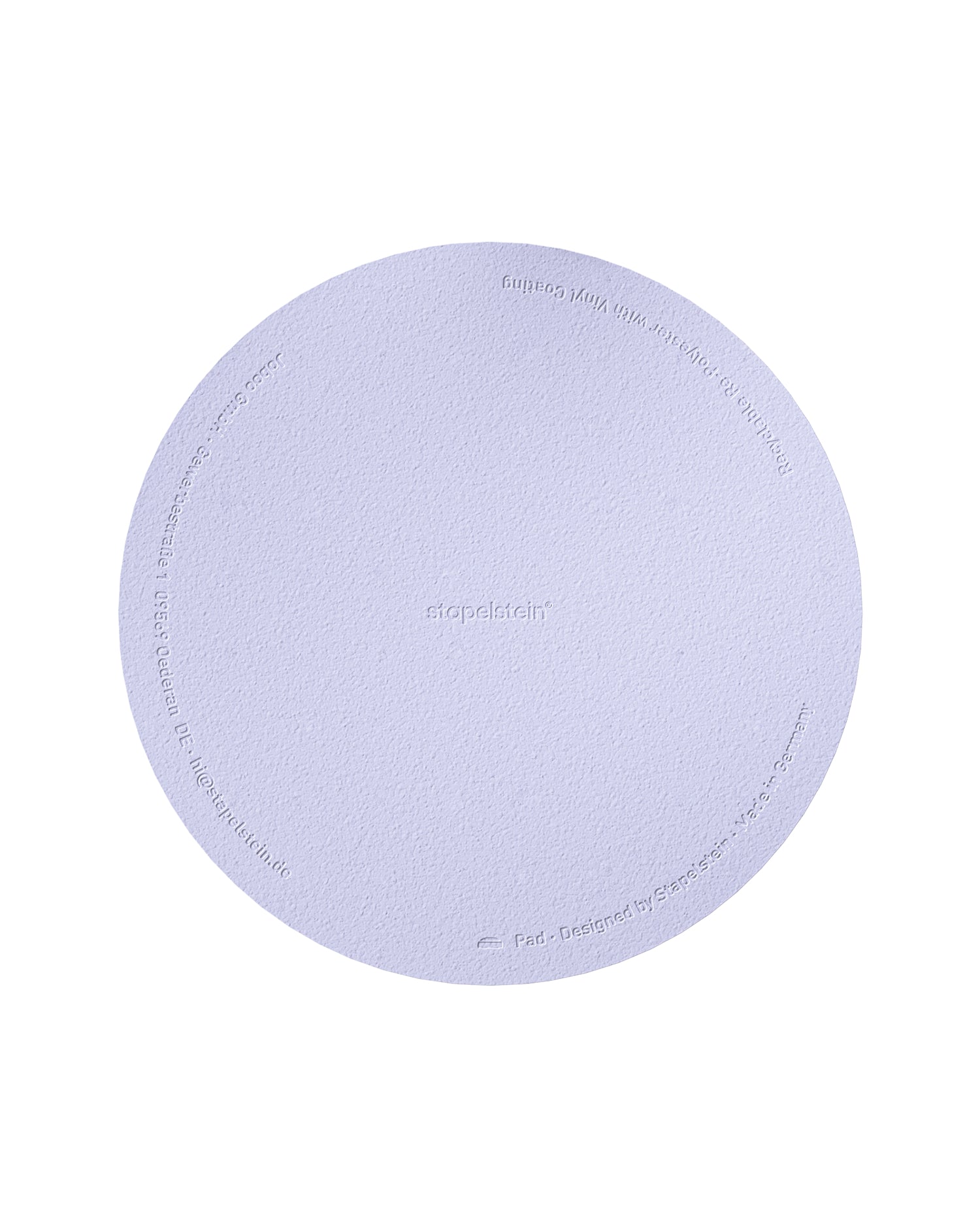 Stapelstein - Pad: Komfort-Auflage & Sitzkissen Pastell violett