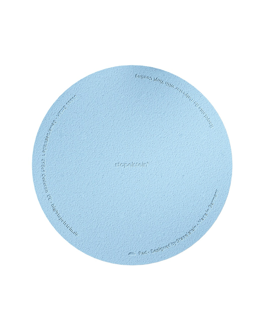 Stapelstein - Pad: Komfort-Auflage & Sitzkissen Pastell blau