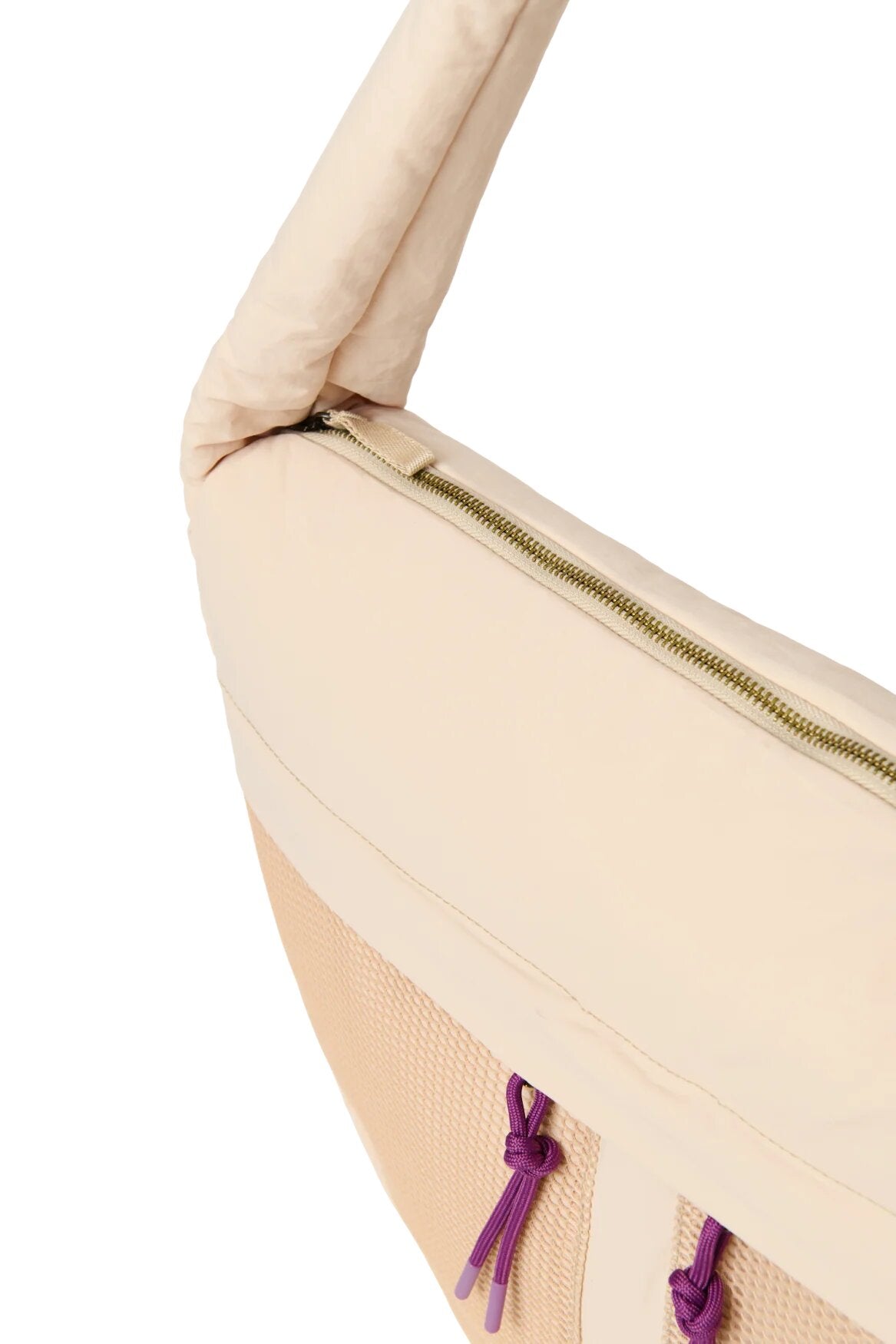 Studio Noos - Cross Body Tasche Patchwork Puffy Oatmeal