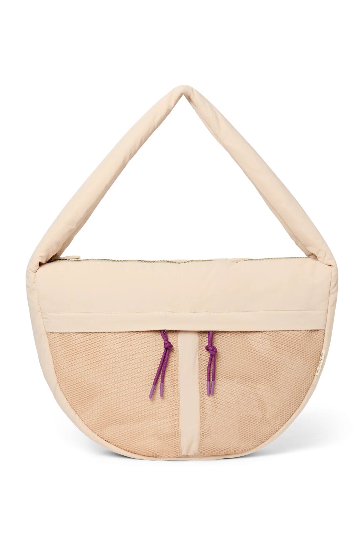 Studio Noos - Cross Body Tasche Patchwork Puffy Oatmeal