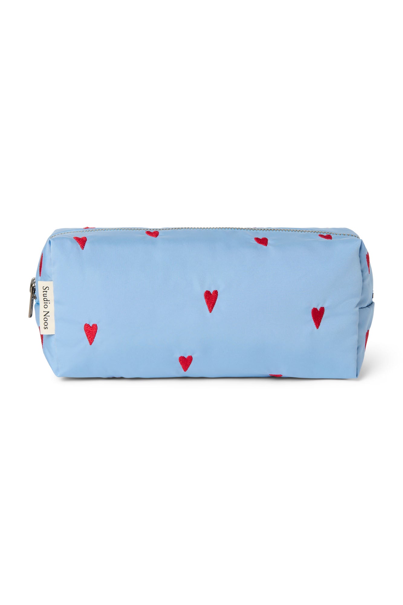 Studio Noos - Kulturbeutel Puffy Light Blue Hearts