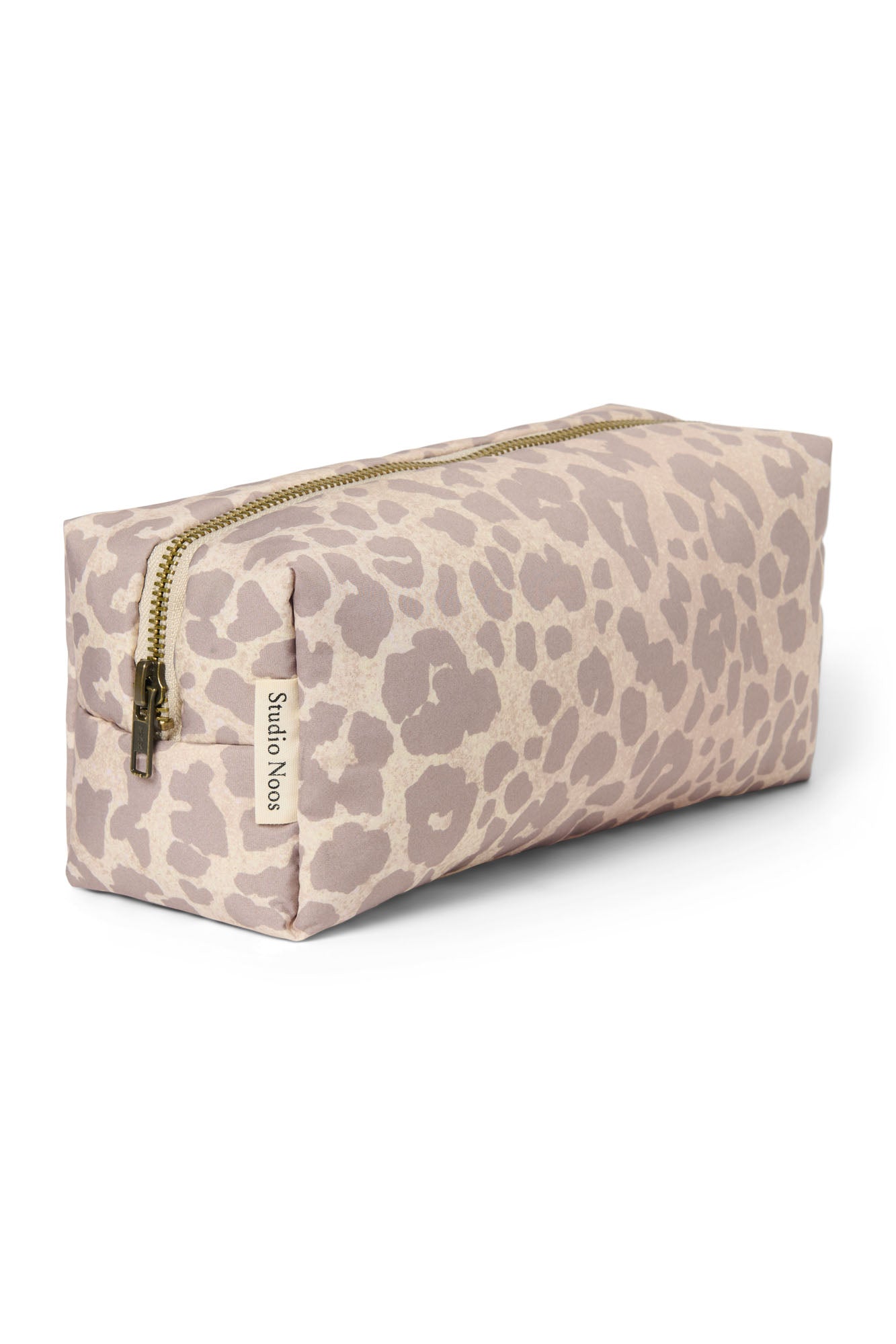 Studio Noos - Kulturbeutel Puffy Beige Leopard