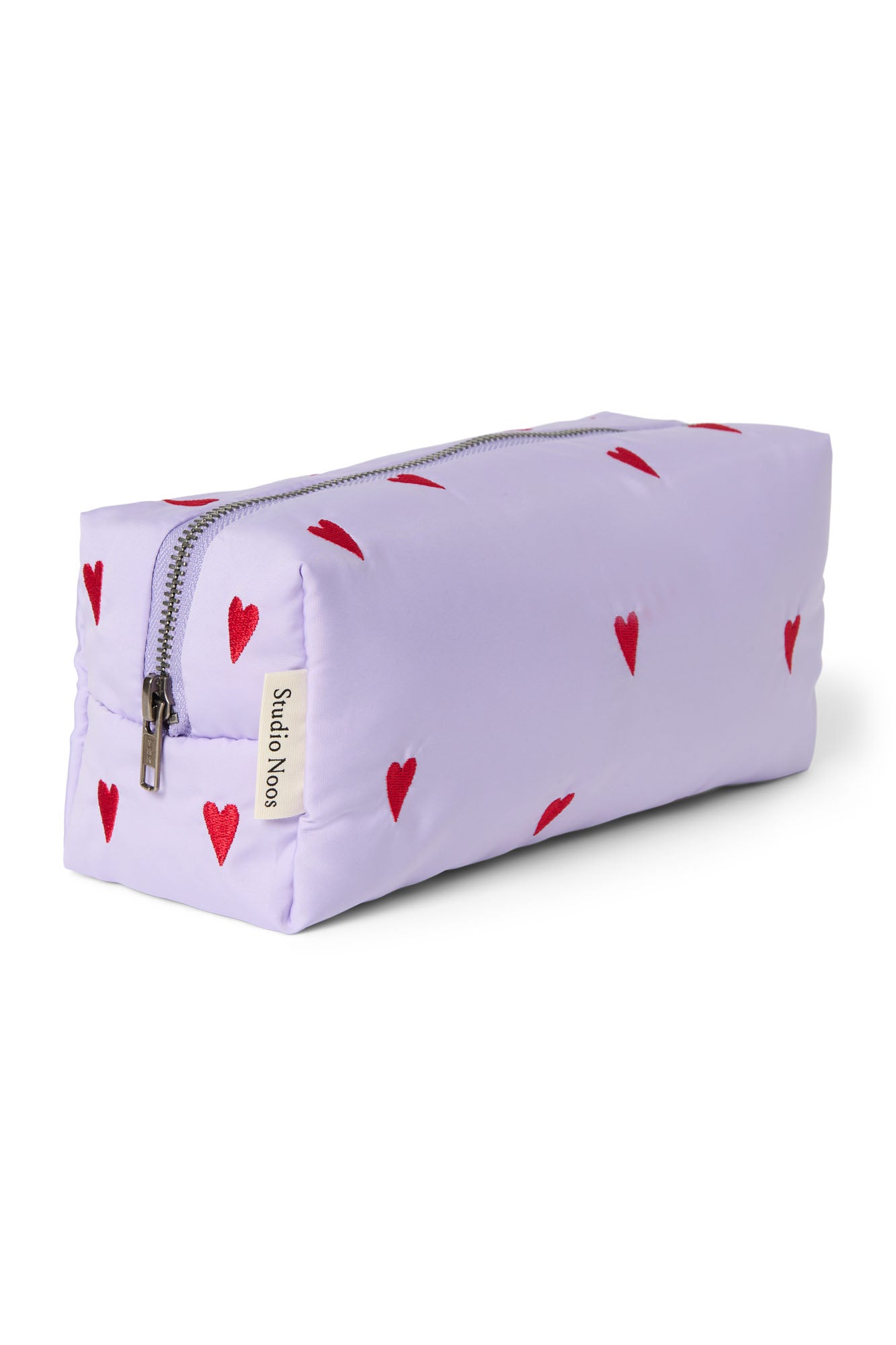 Studio Noos - Kulturbeutel Puffy Purple Hearts