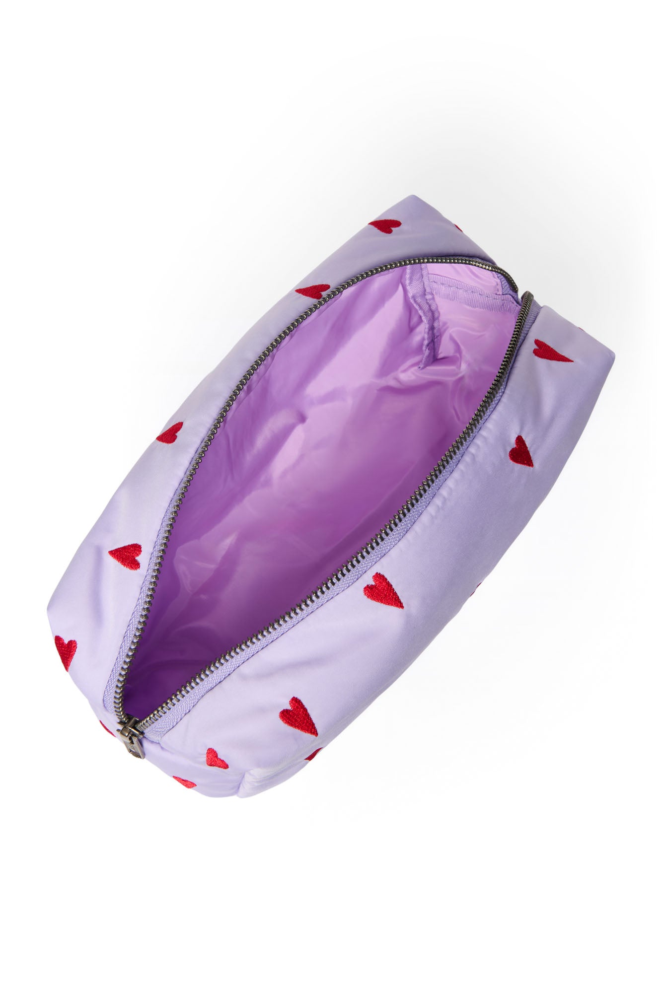 Studio Noos - Kulturbeutel Puffy Purple Hearts