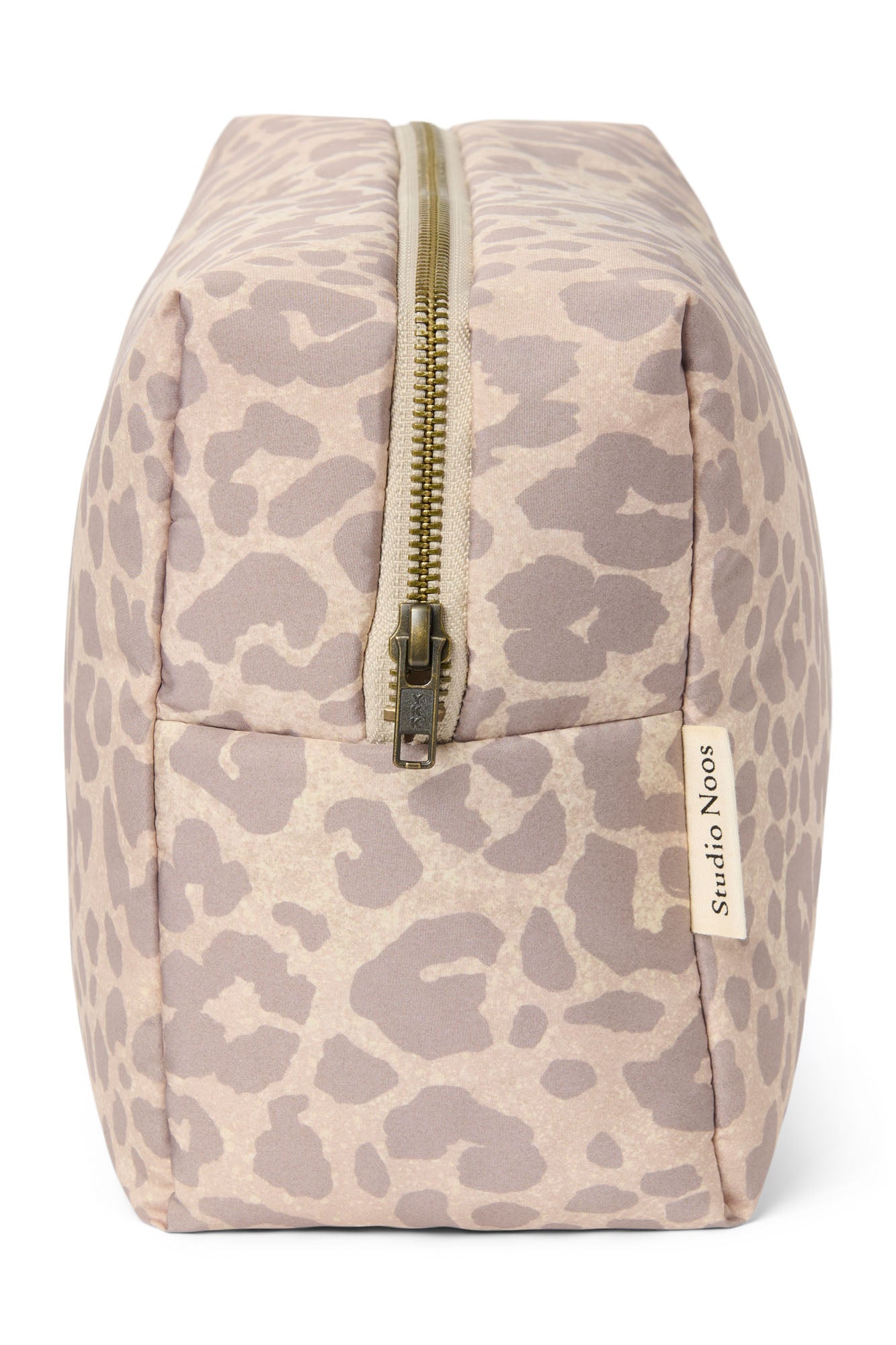 Studio Noos - Kulturbeutel Toiletry Puffy Beige Leopard
