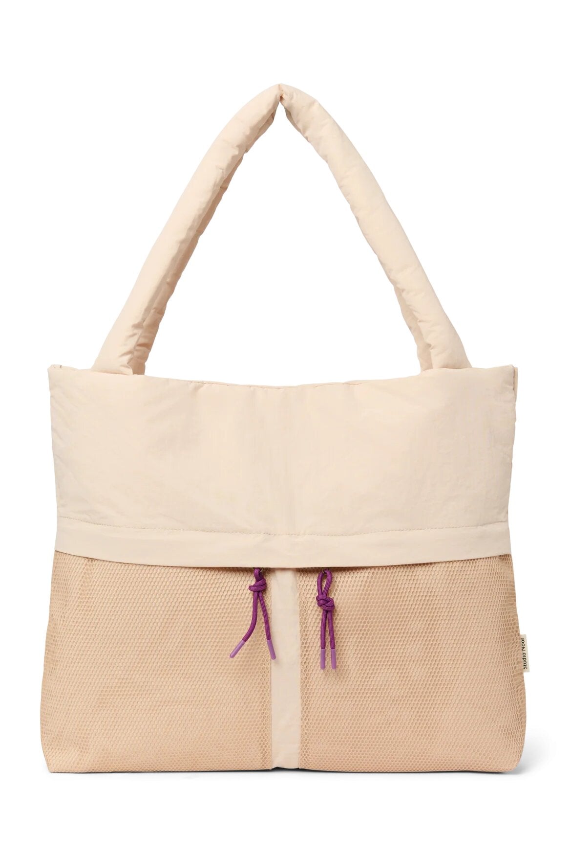 Studio Noos - Tasche Patchwork Puffy Oatmeal