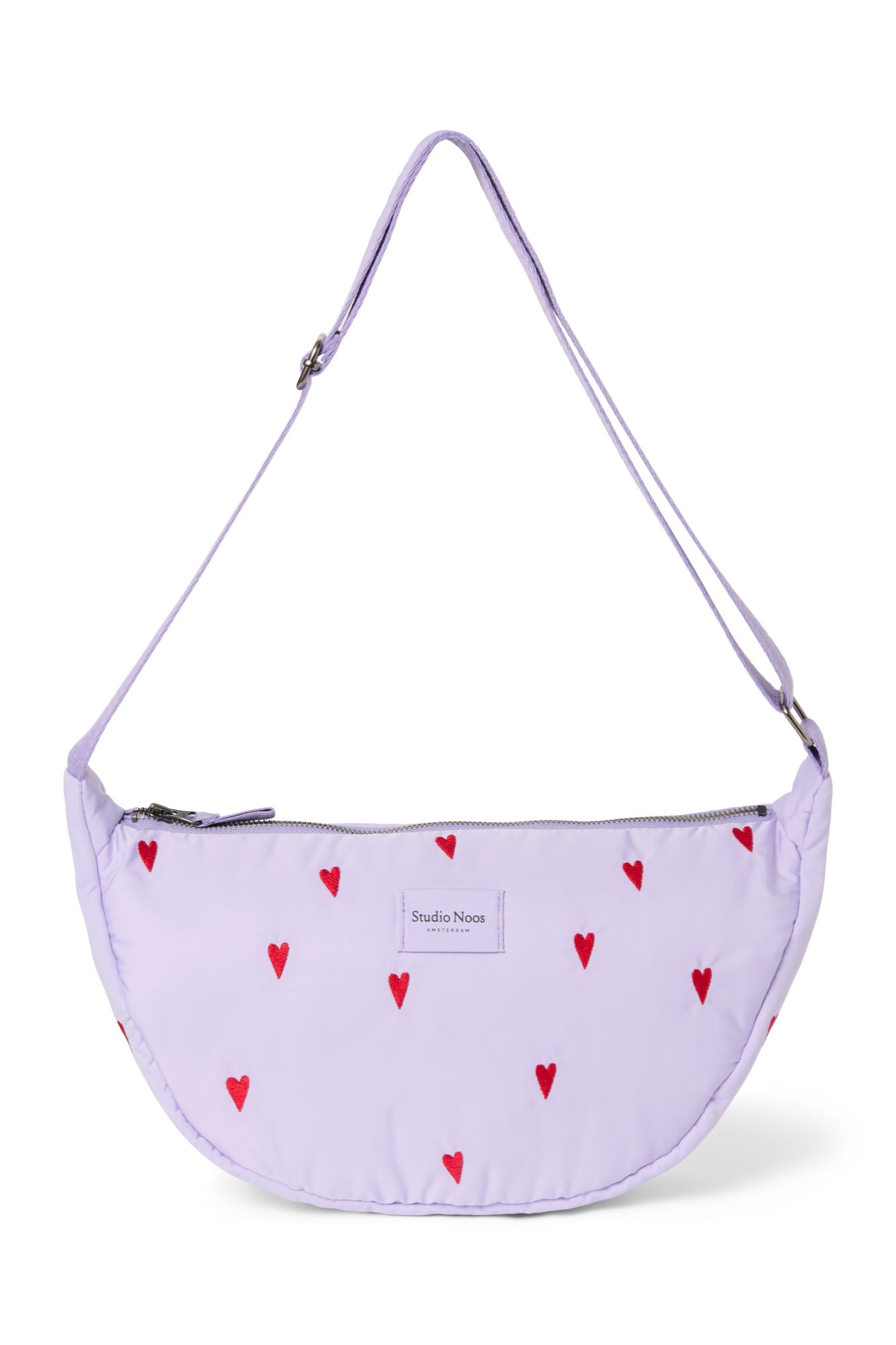 Studio Noos - Tasche Fanny Pack Puffy Purple Hearts