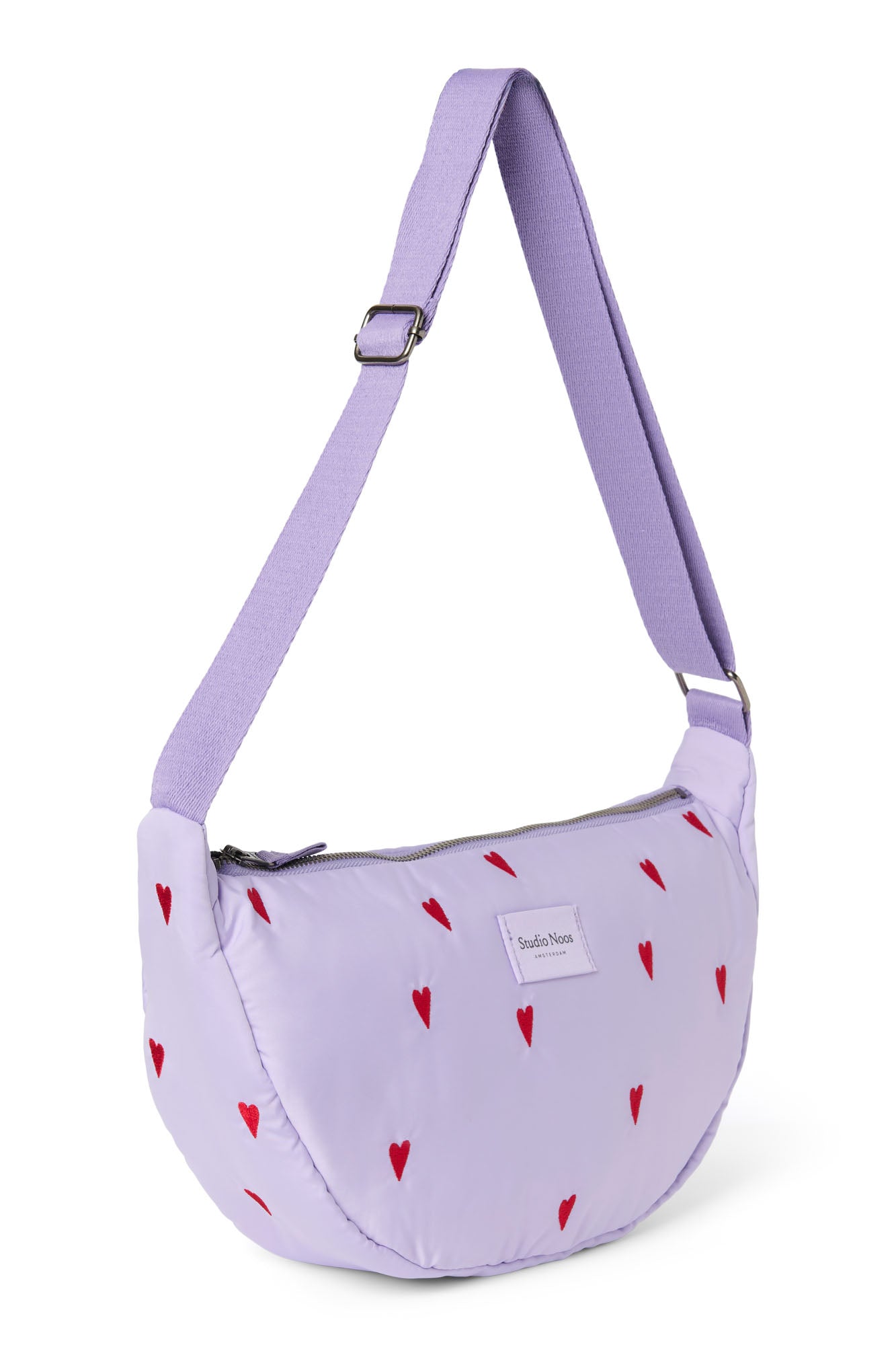 Studio Noos - Tasche Fanny Pack Puffy Purple Hearts