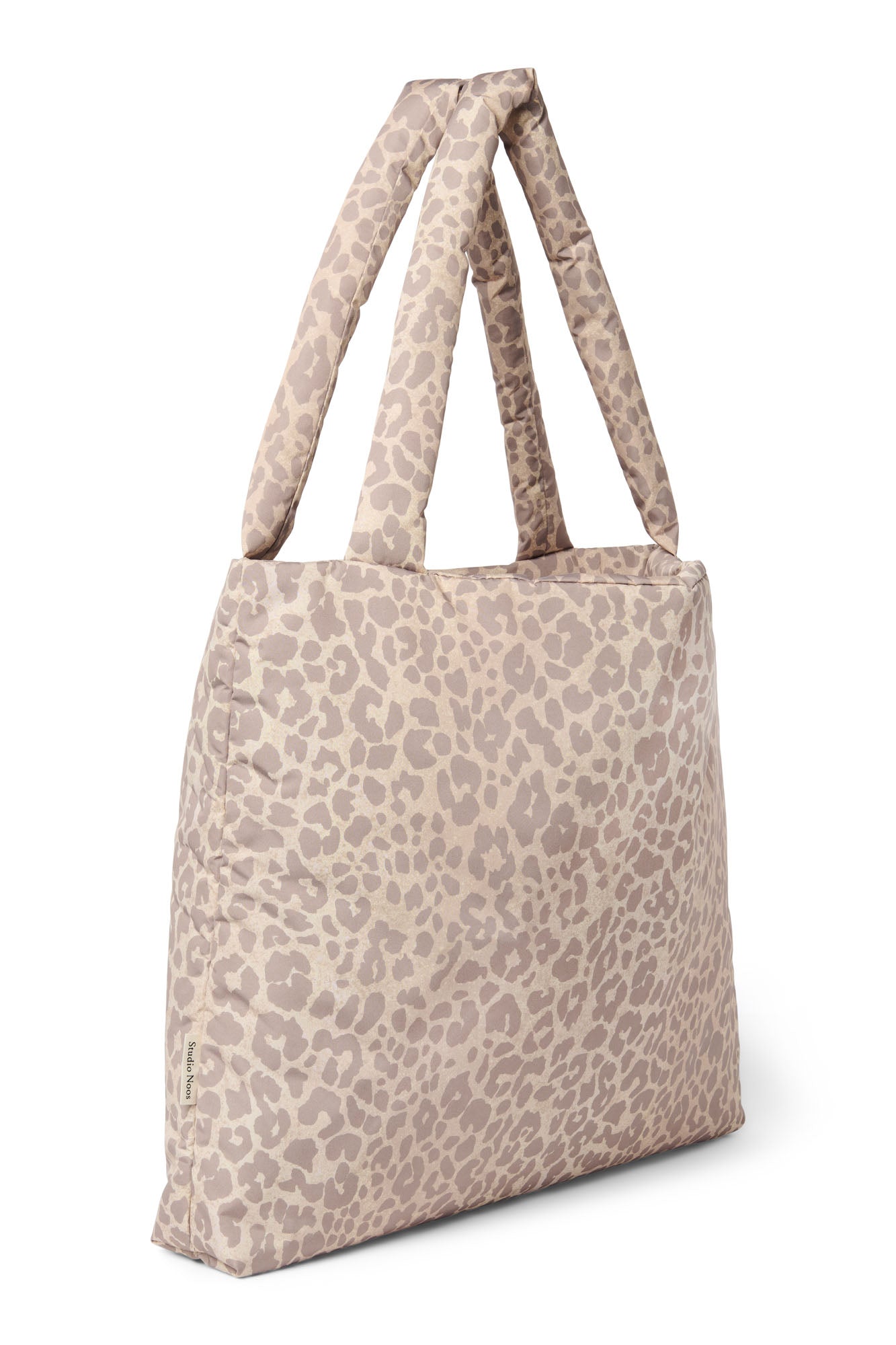 Studio Noos - Tasche Puffy Beige Leopard