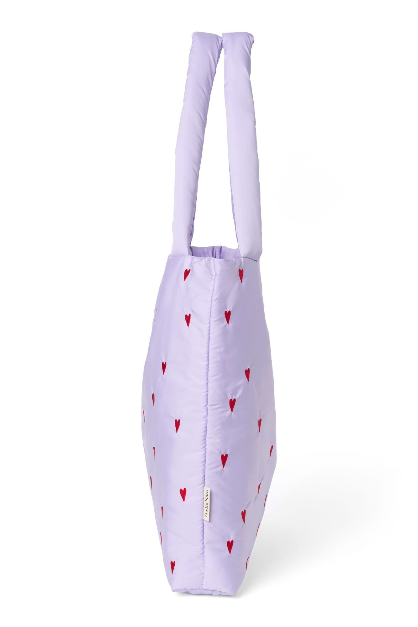 Studio Noos - Tasche Puffy Purple Hearts