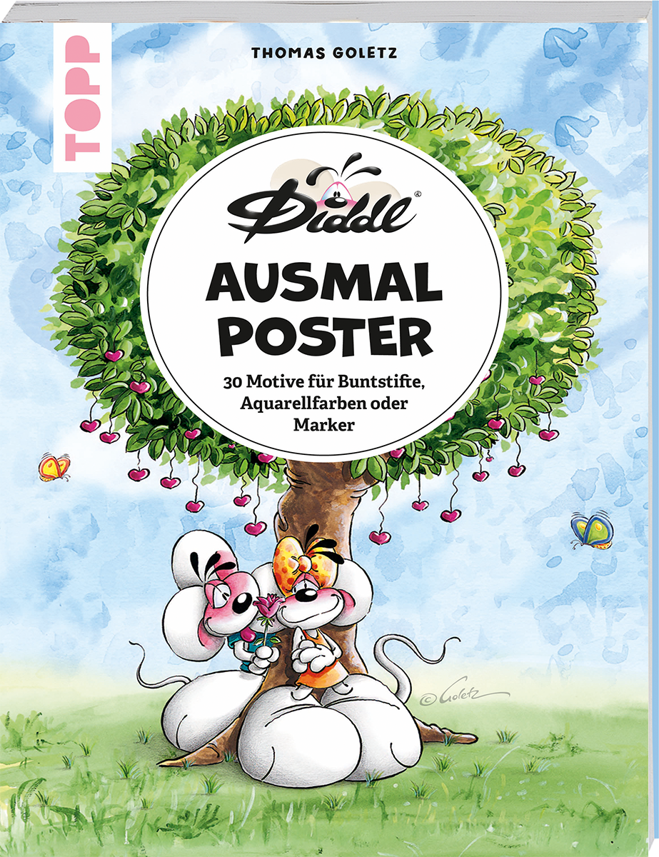 TOPP - Diddl: 30 Ausmalposter