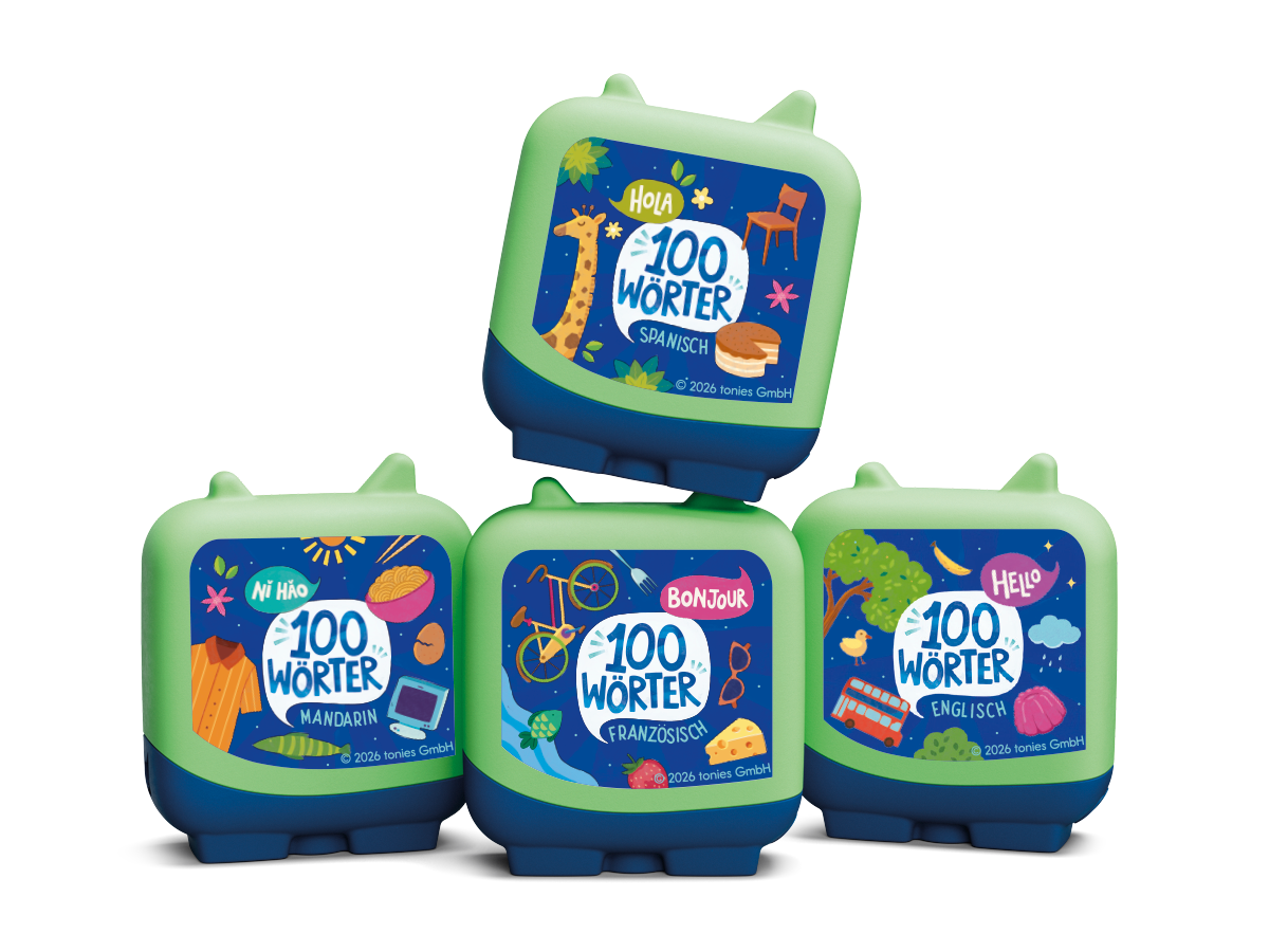 tonies - Pocket Tonies 4er Set: 100 Wörter in den Sprachen dieser Welt