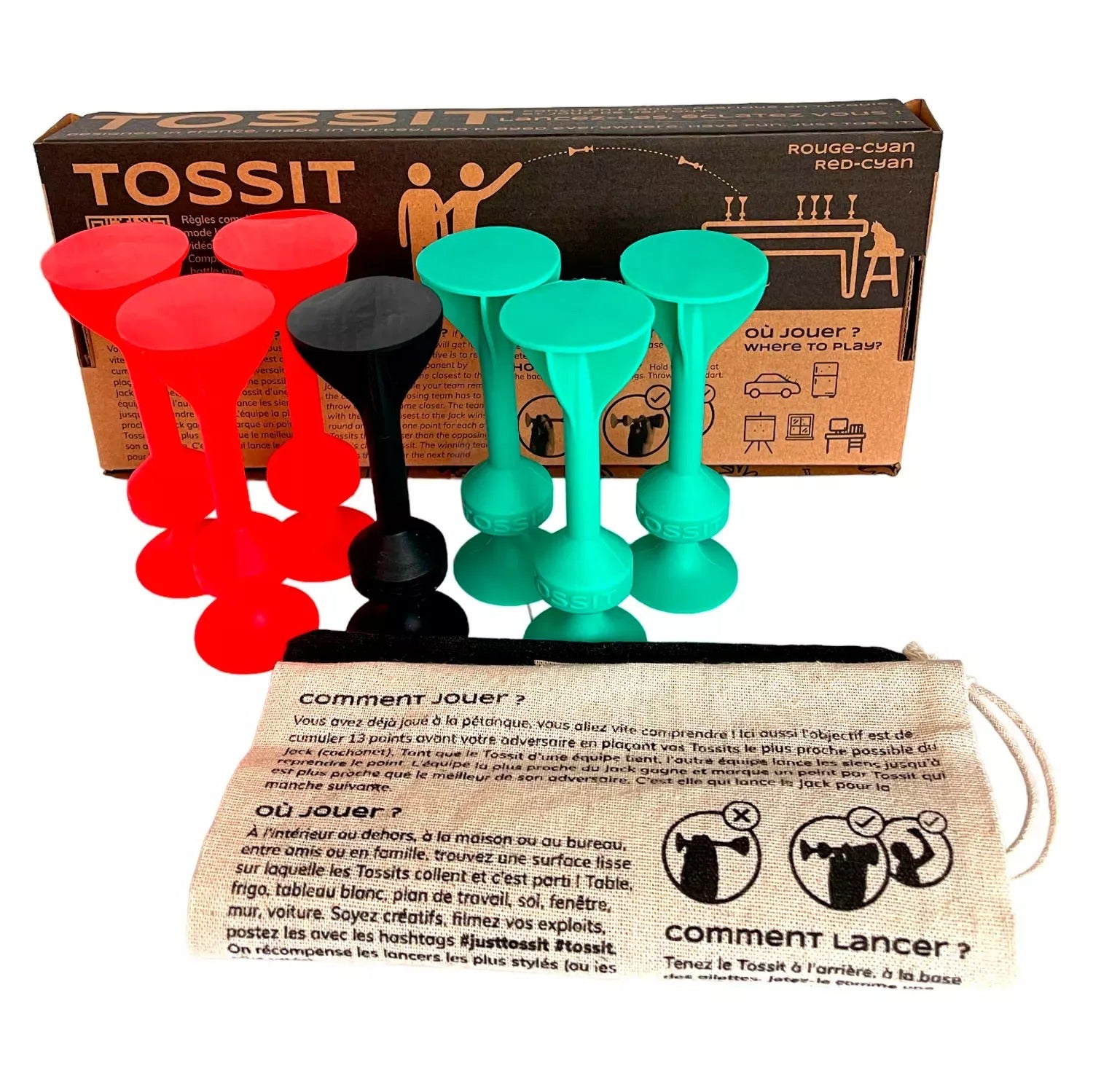 Tossit - Original Starter Pack rot/türkis