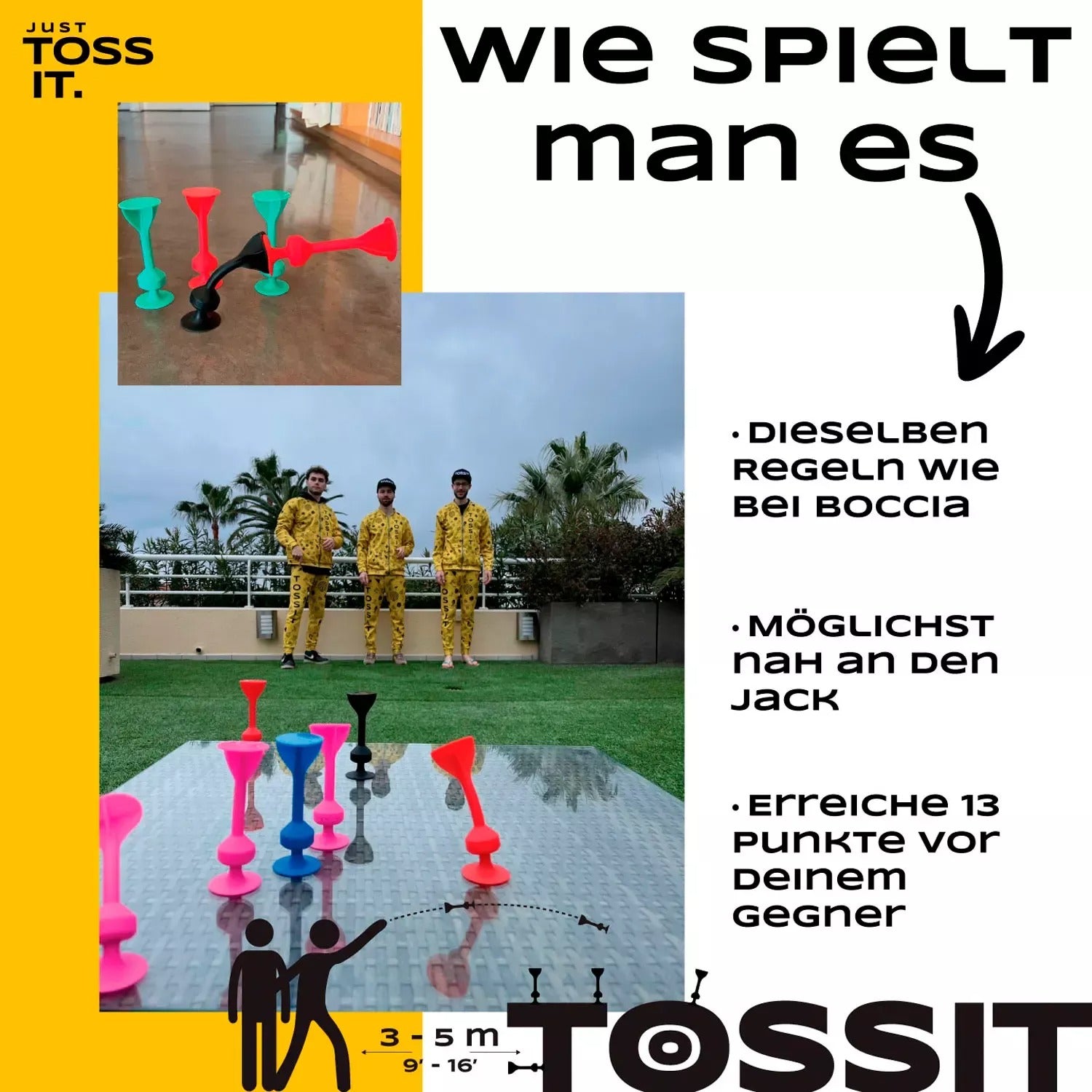 Tossit - Original Starter Pack rot/türkis