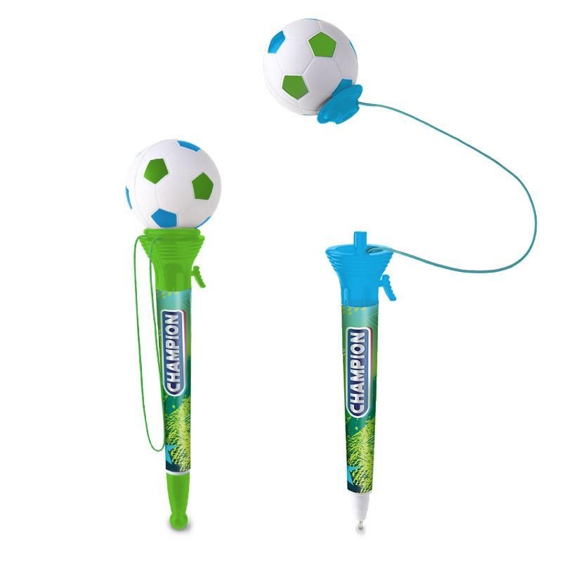 Trendhaus - CHAMPIONS Fußball Kuli mit Ballschiess-Spiel