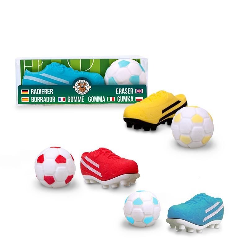Trendhaus - CHAMPIONS Fußball Radierer 2er Set
