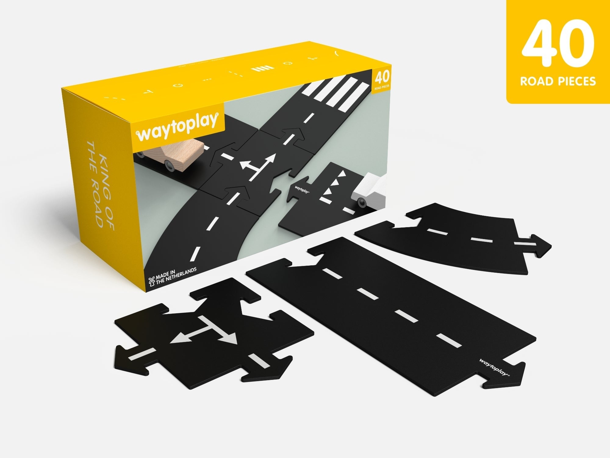 Waytoplay - Spielstraße King of the Road 40-teilig