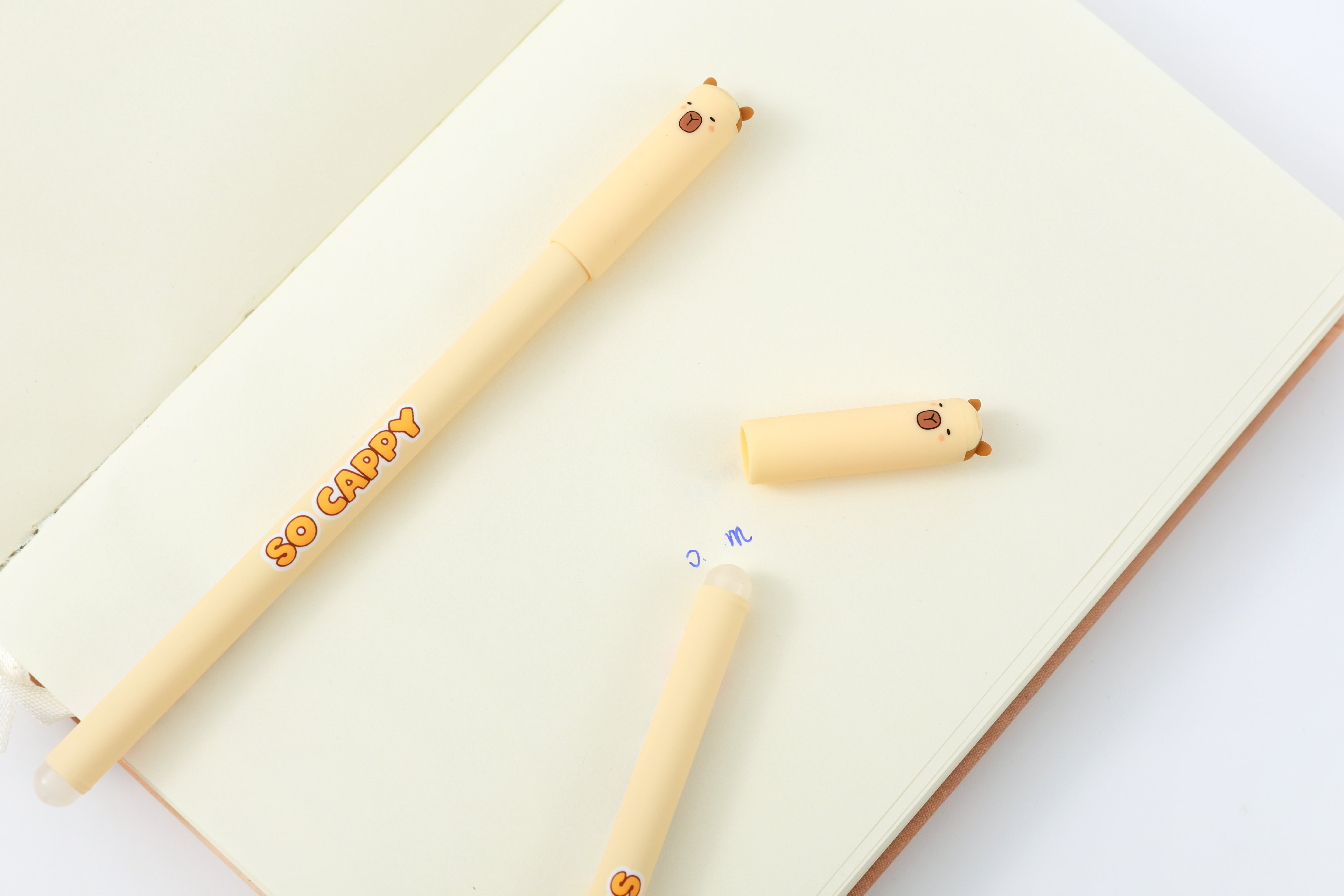 itotal - Radierbarer Stift mit Kappe Capybara