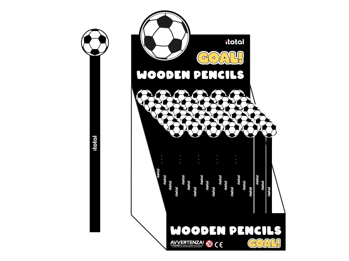 itotal - Bleistift 3D Fußball 1 St.