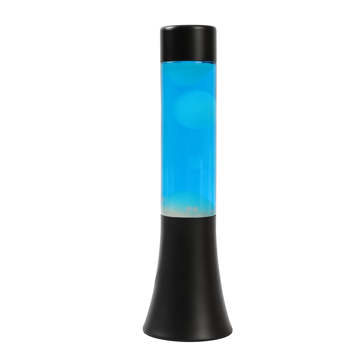 itotal - Lavalampe Flared schwarz/blau/weiß