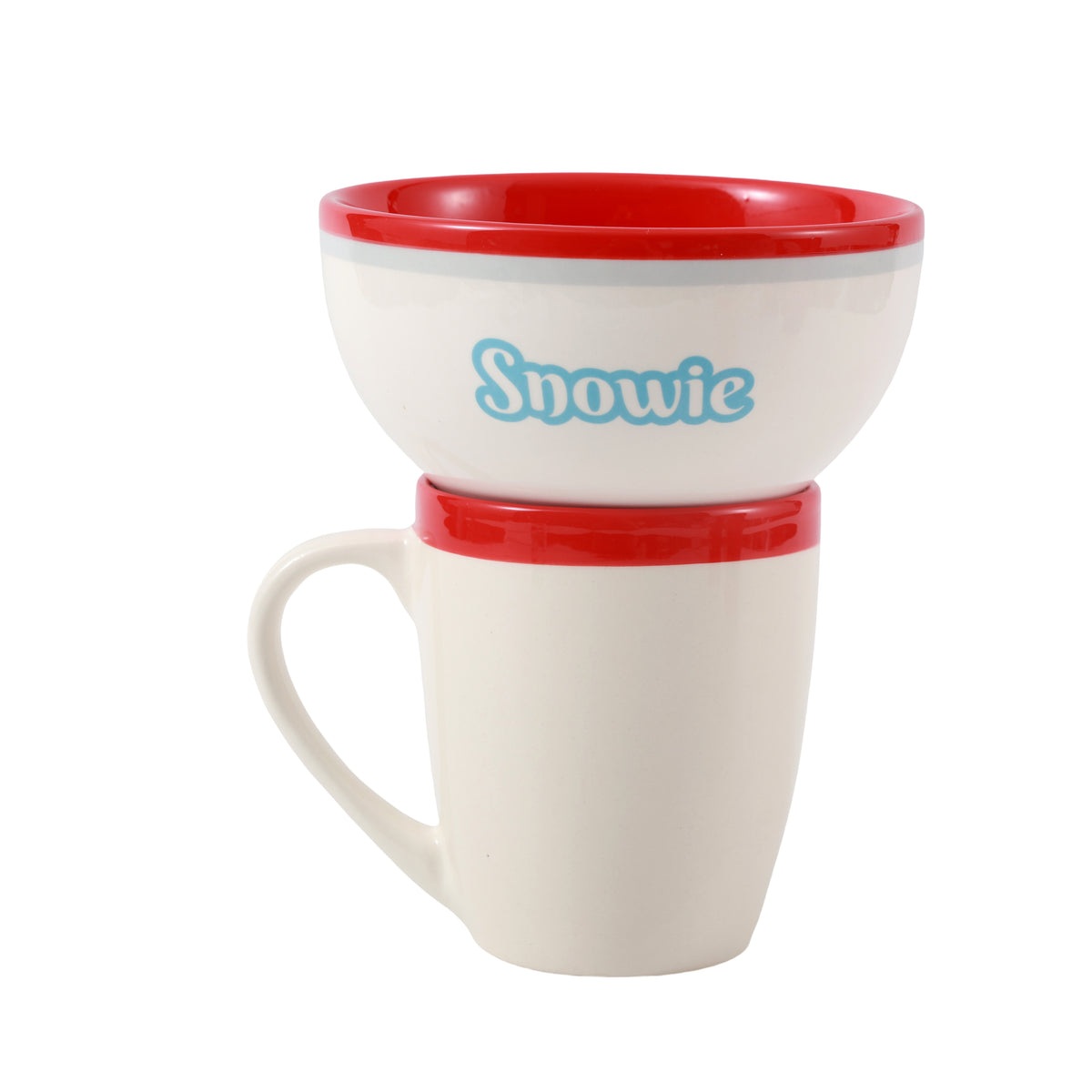itotal - Tasse mit Schüssel Schneemann