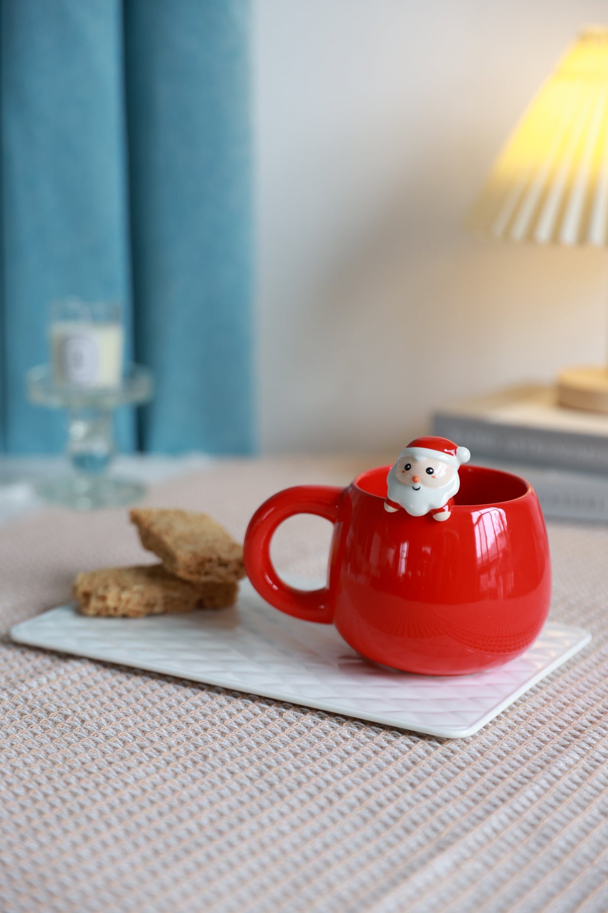 itotal - Tasse mit Charm Weihnachtsmann