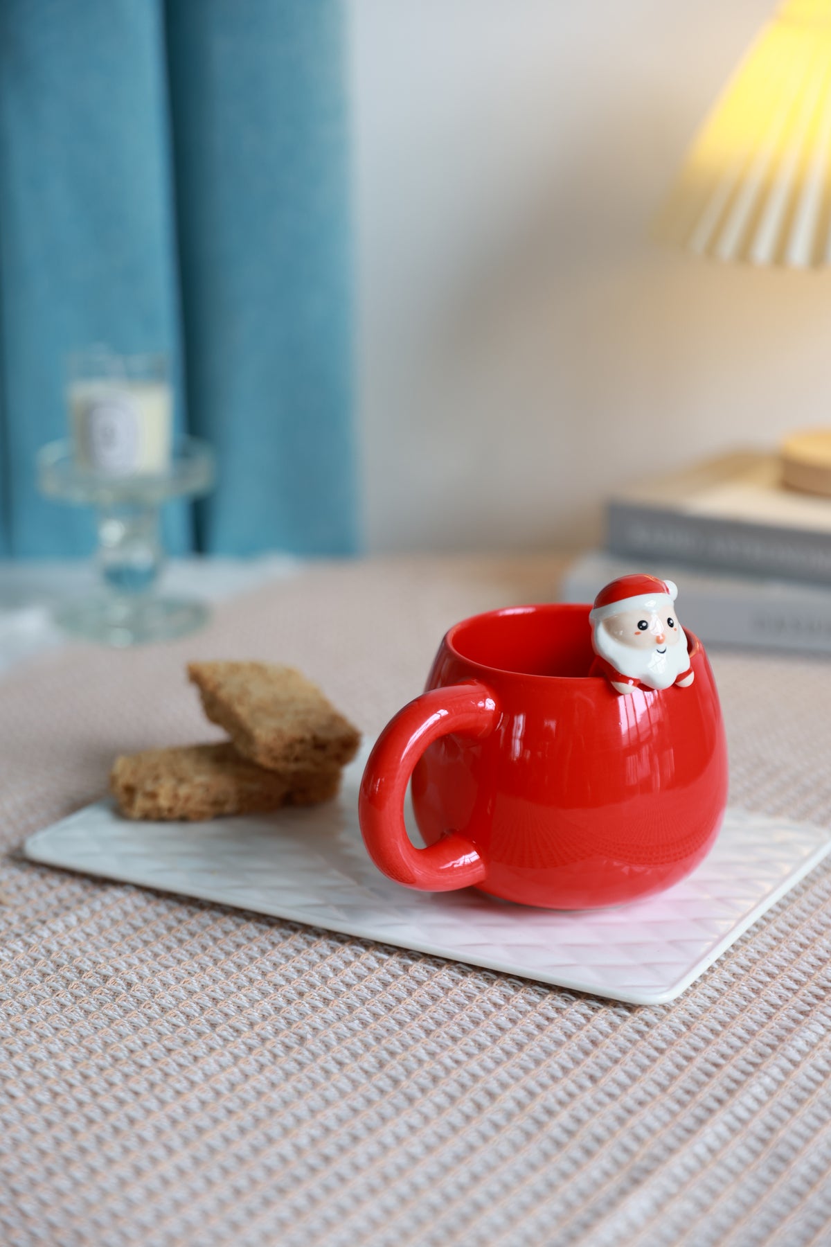 itotal - Tasse mit Charm Weihnachtsmann