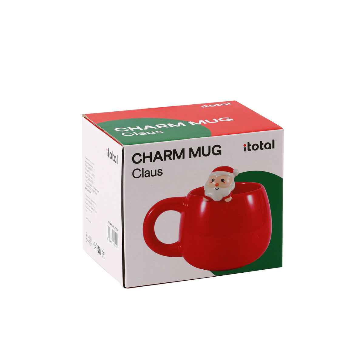 itotal - Tasse mit Charm Weihnachtsmann