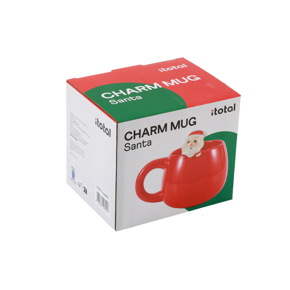 itotal - Tasse mit Charm Weihnachtsmann