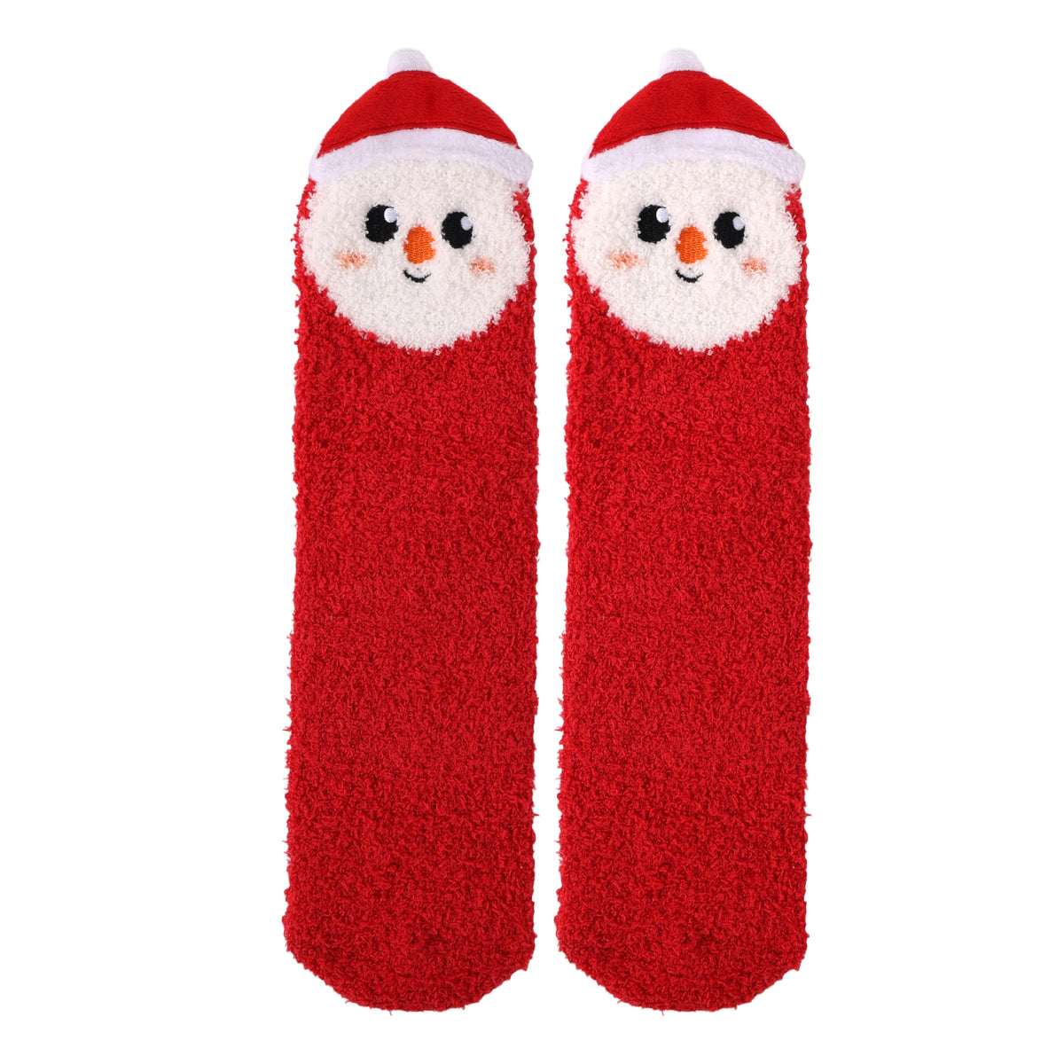itotal - Anti Rutsch Kuschelsocken Schneemann