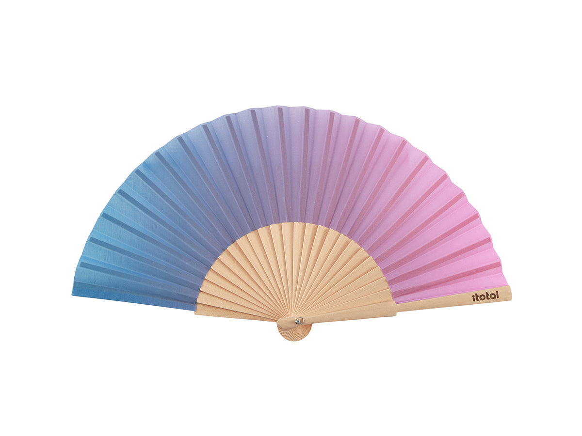 itotal - Fächer Verlauf Blau/Pink