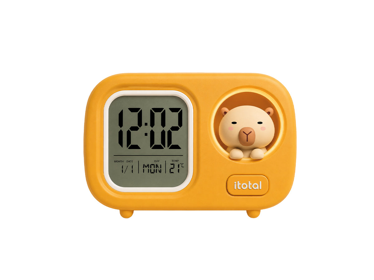 itotal - Wecker Capybara Gelb