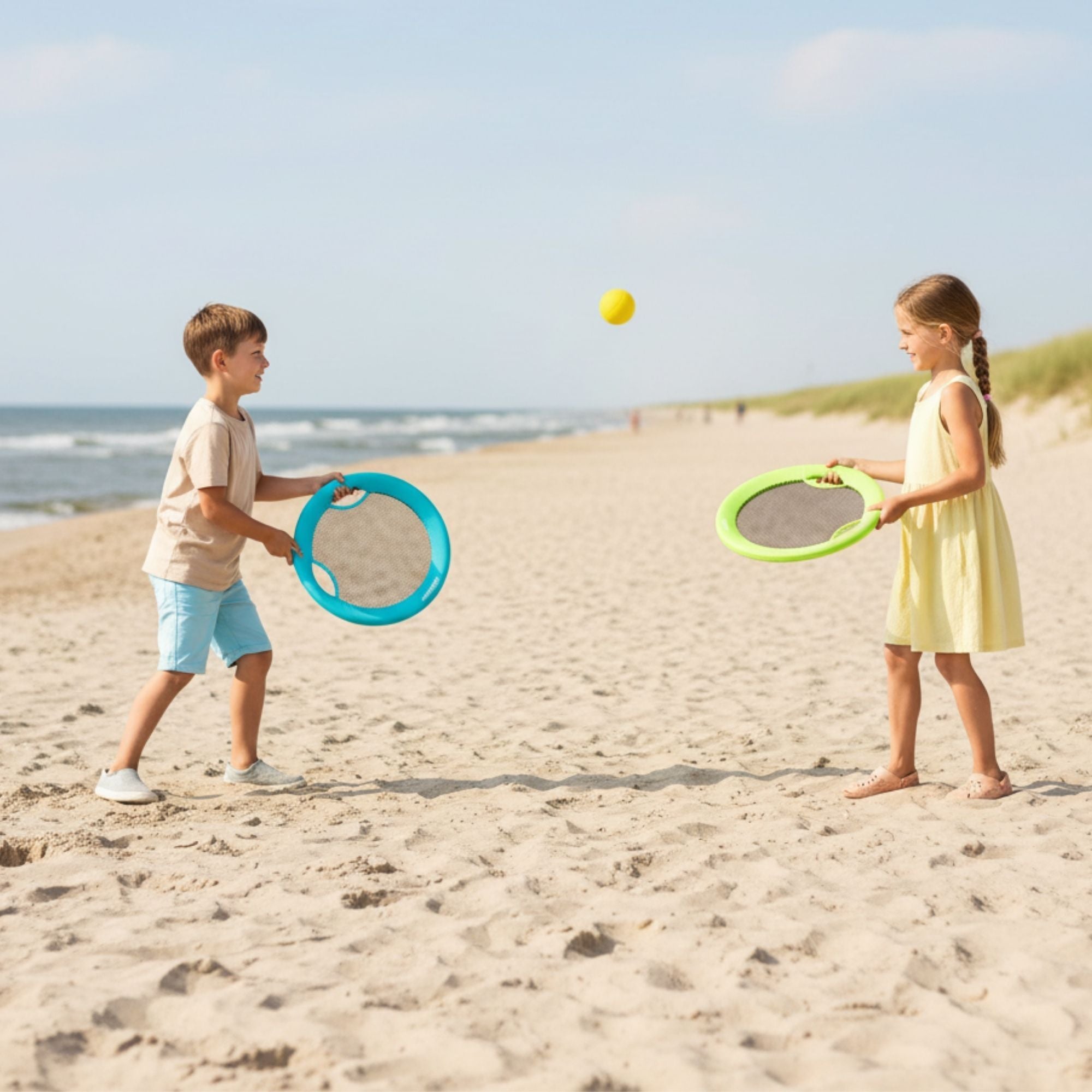 alldoro - Beachball-Set & XL Wurfscheibe 2 in 1 