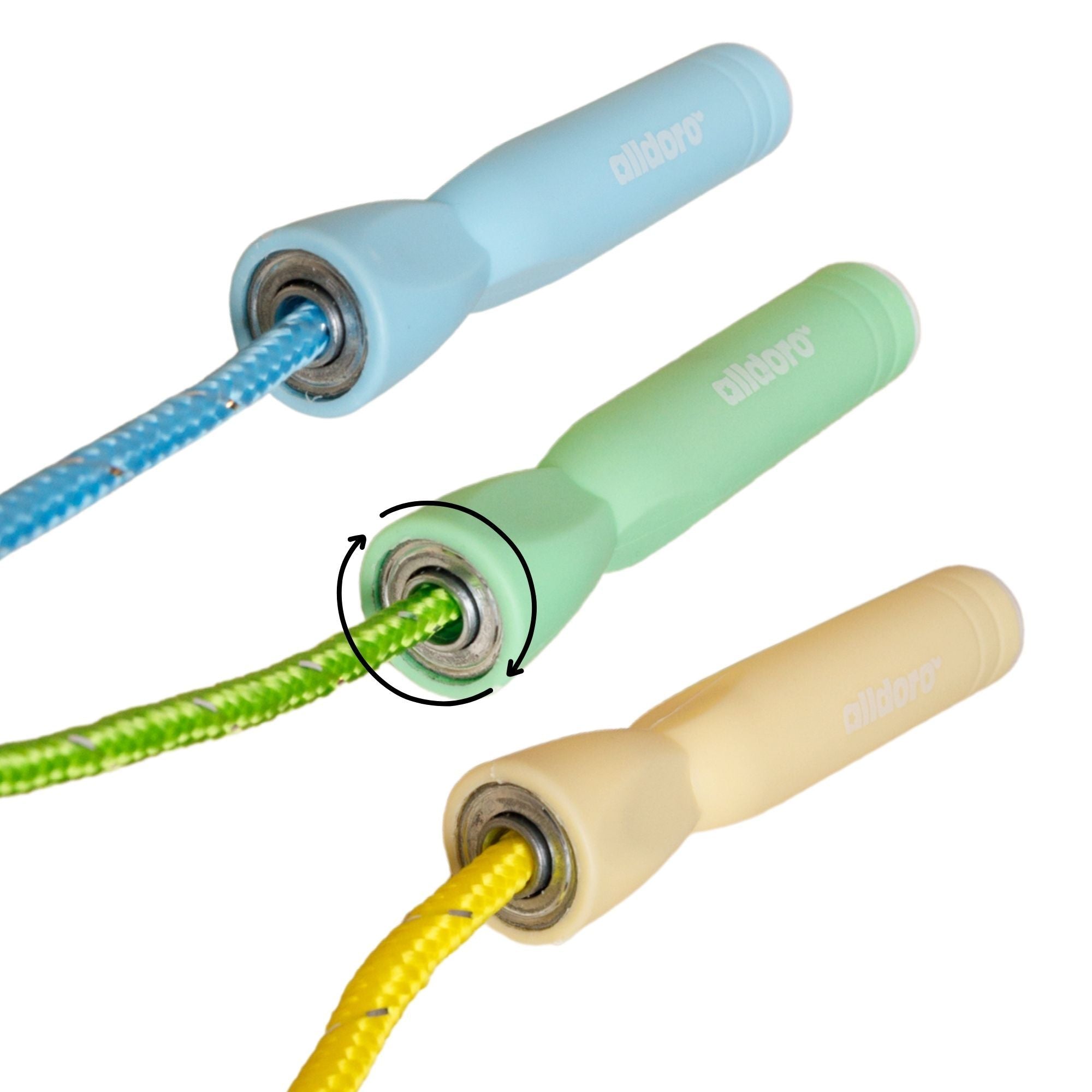 alldoro - Springseil & Gummitwist 2 in 1 
