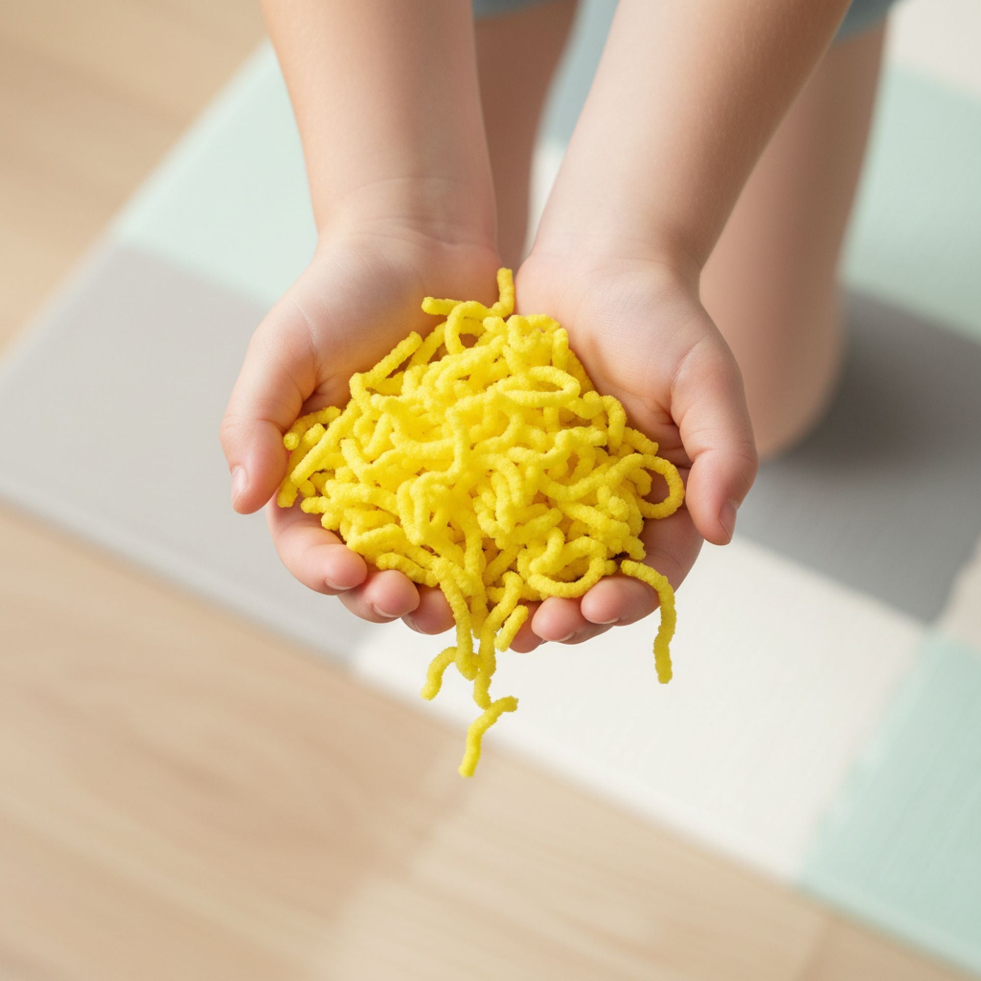 alldoro - Fidget: Squishy Worms gelb