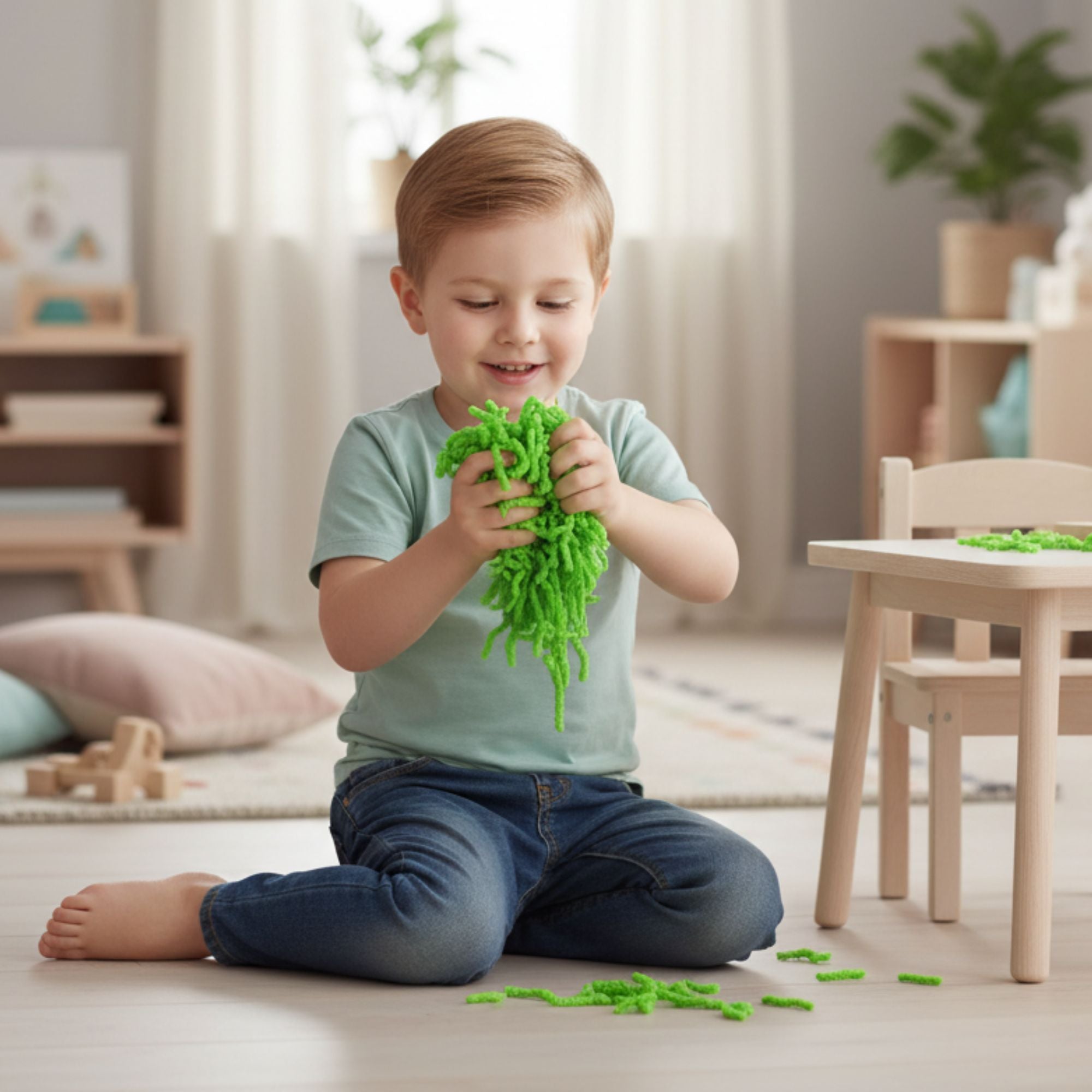 alldoro - Fidget: Squishy Worms grün