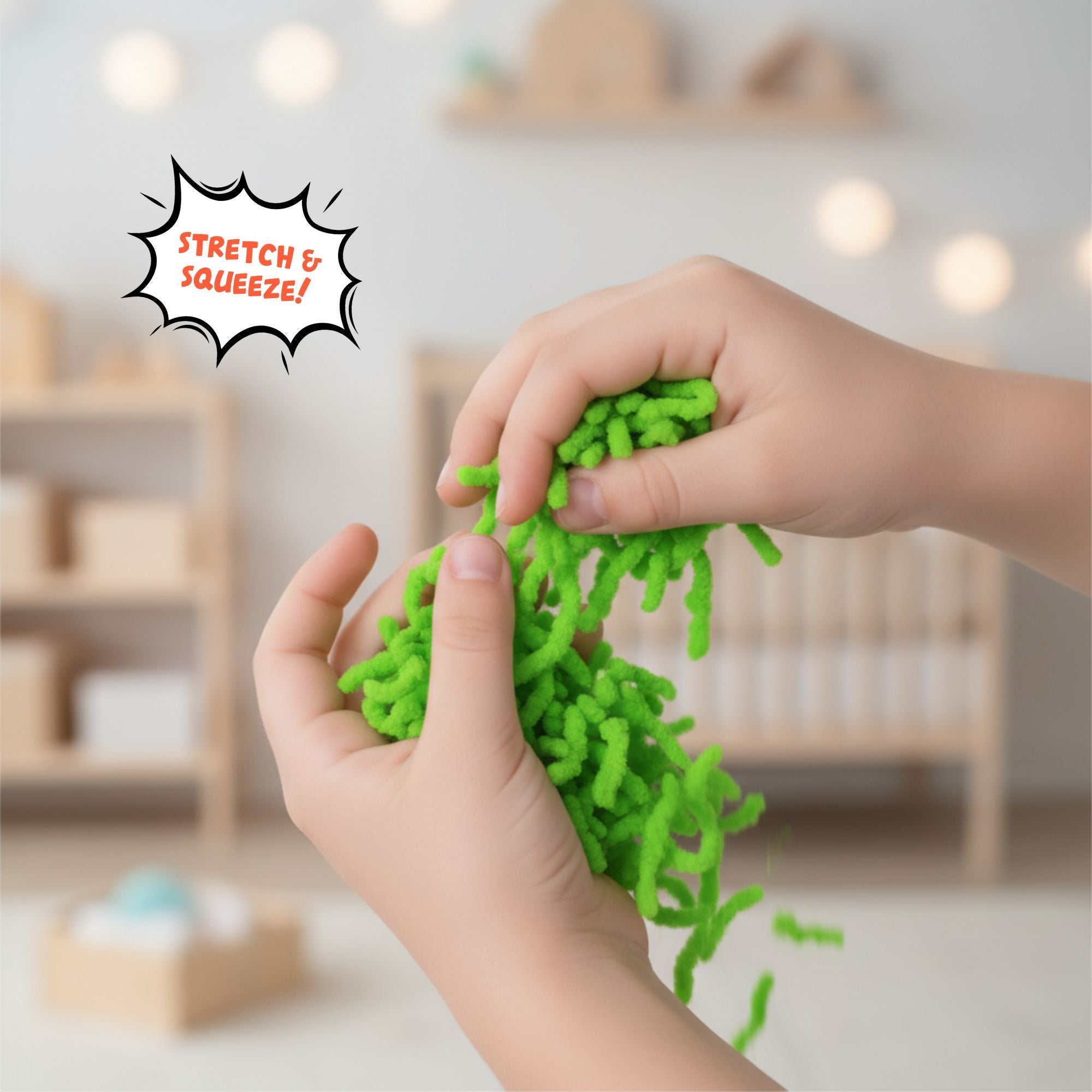 alldoro - Fidget: Squishy Worms grün