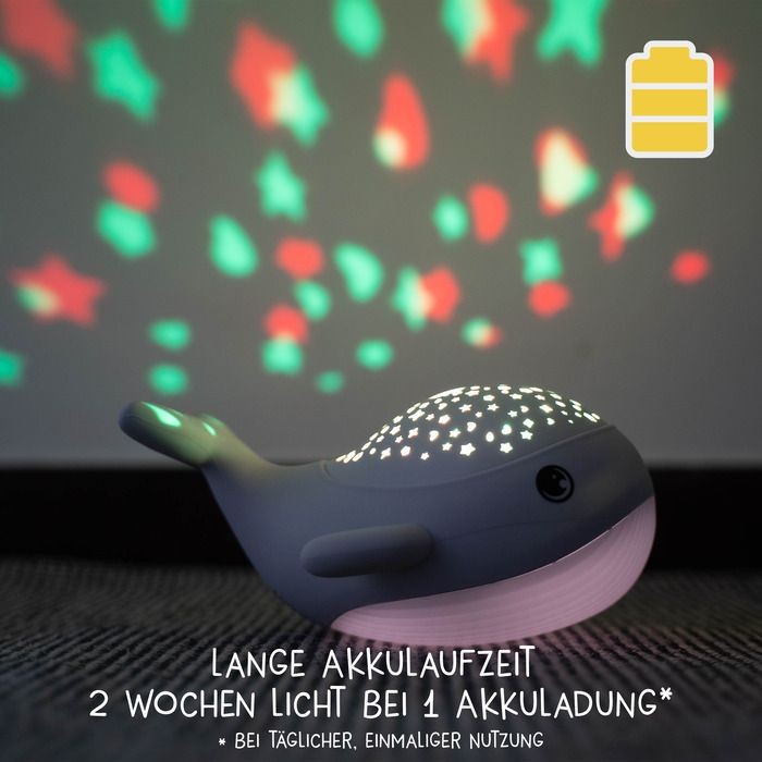 Mega Light - Nachtlicht/Projektor Willy Whale