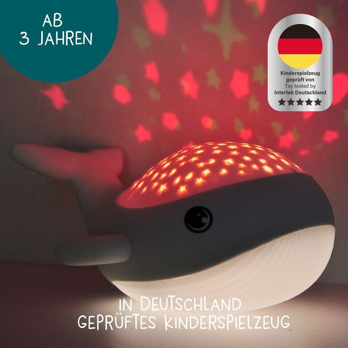 Mega Light - Nachtlicht/Projektor Willy Whale
