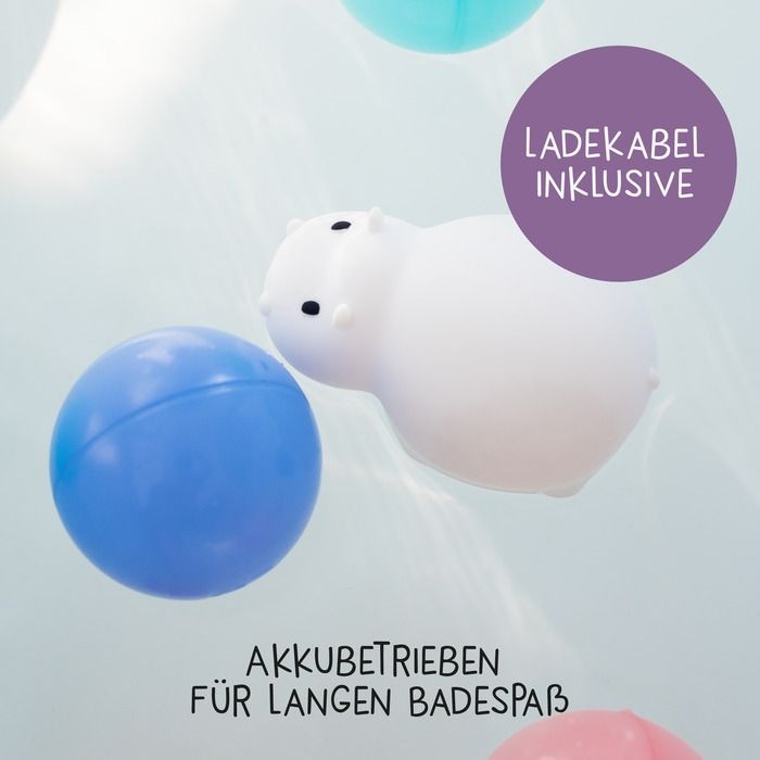Mega Light - Badelicht Swimmy Hippo