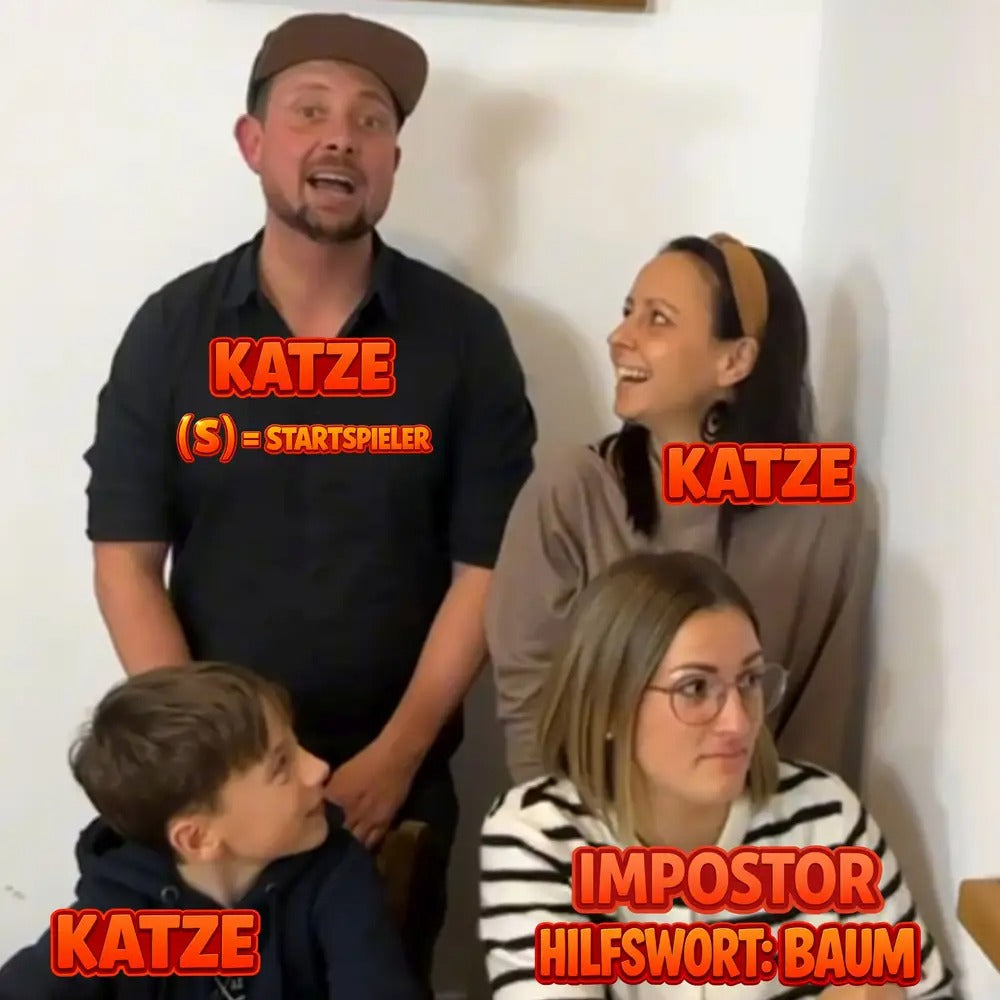 ANZEN - IMPOSTOR: Party-Wortspiel Family-Edition