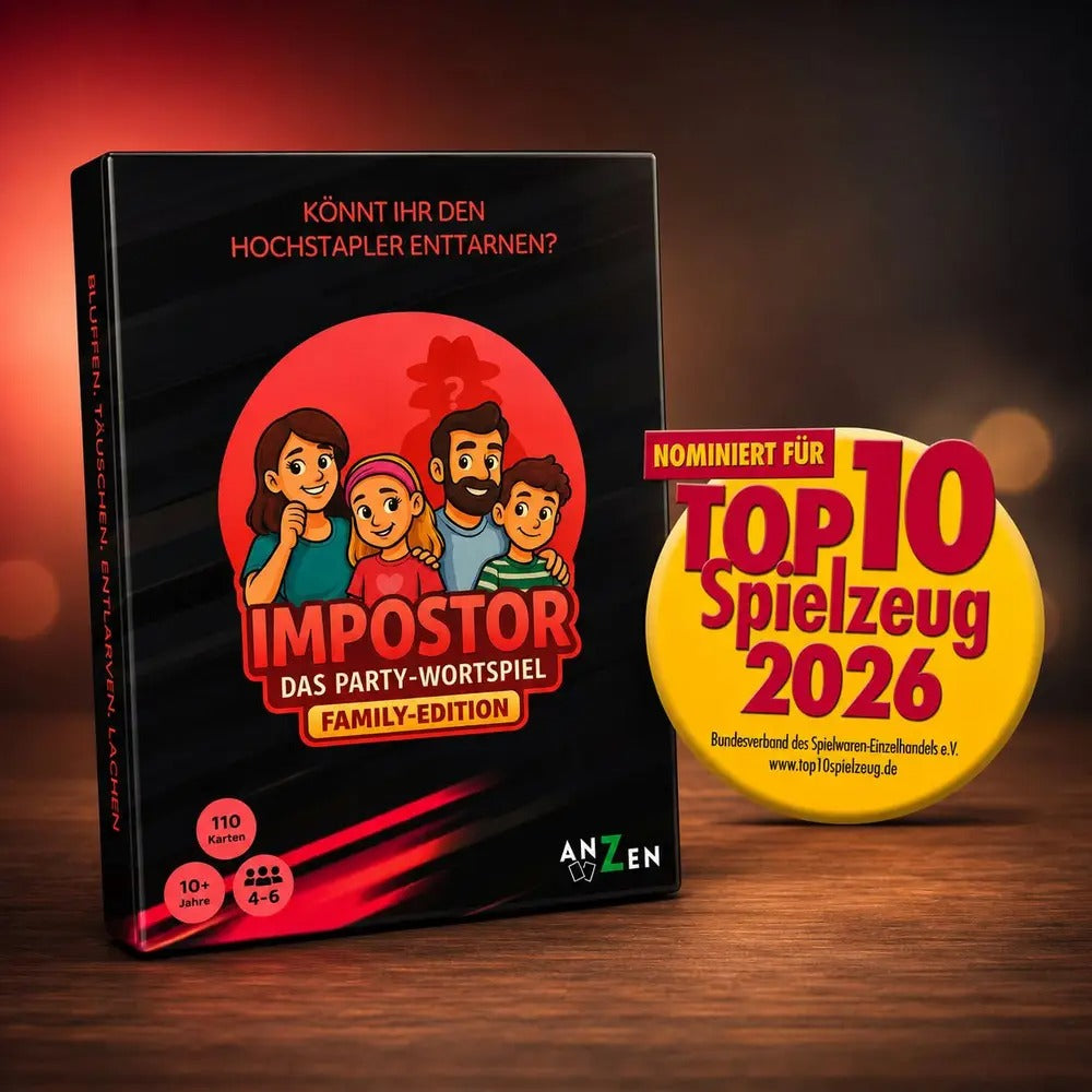 ANZEN - IMPOSTOR: Party-Wortspiel Family-Edition