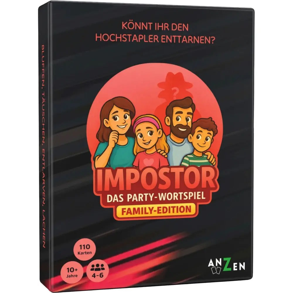 ANZEN - IMPOSTOR: Party-Wortspiel Family-Edition