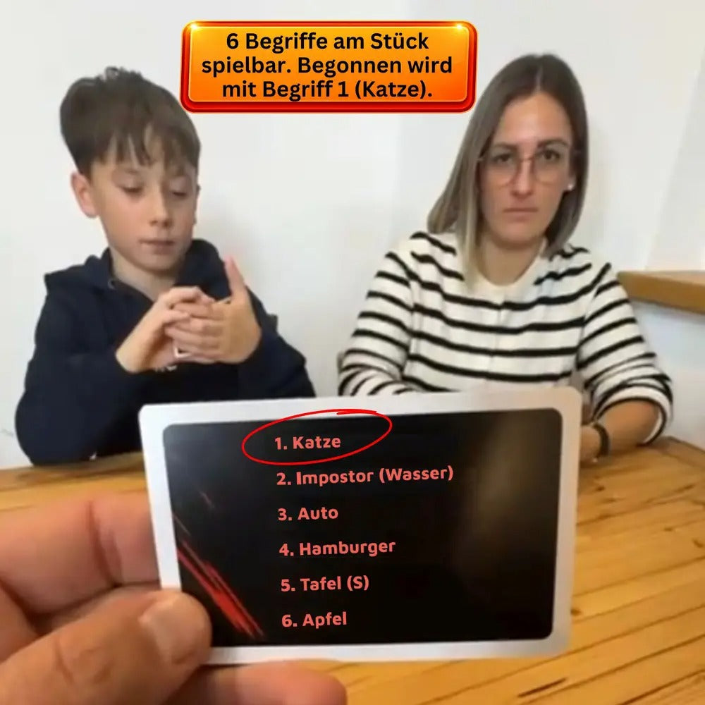 ANZEN - IMPOSTOR: Party-Wortspiel Family-Edition
