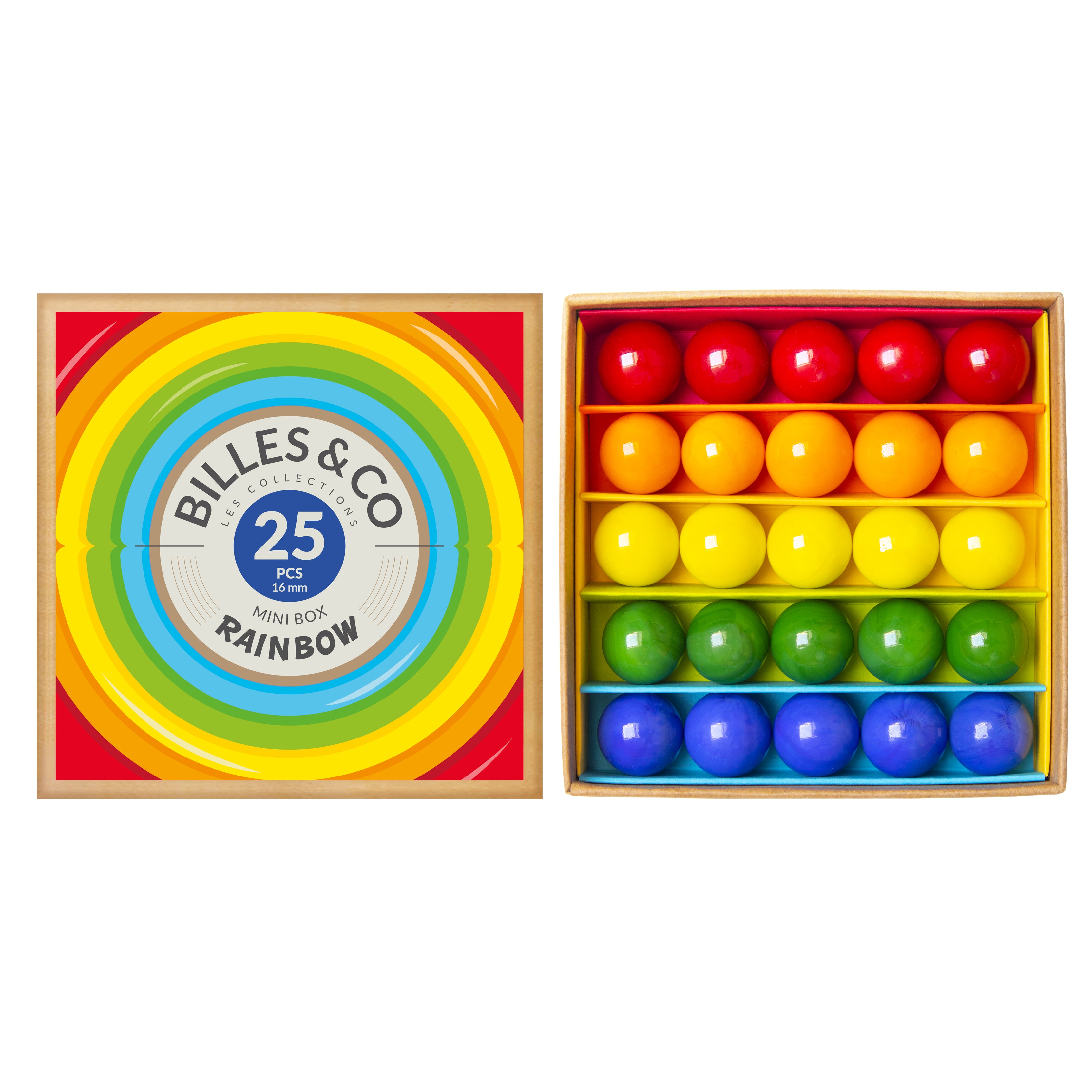 Billes & Co - Murmelbox mini Rainbow